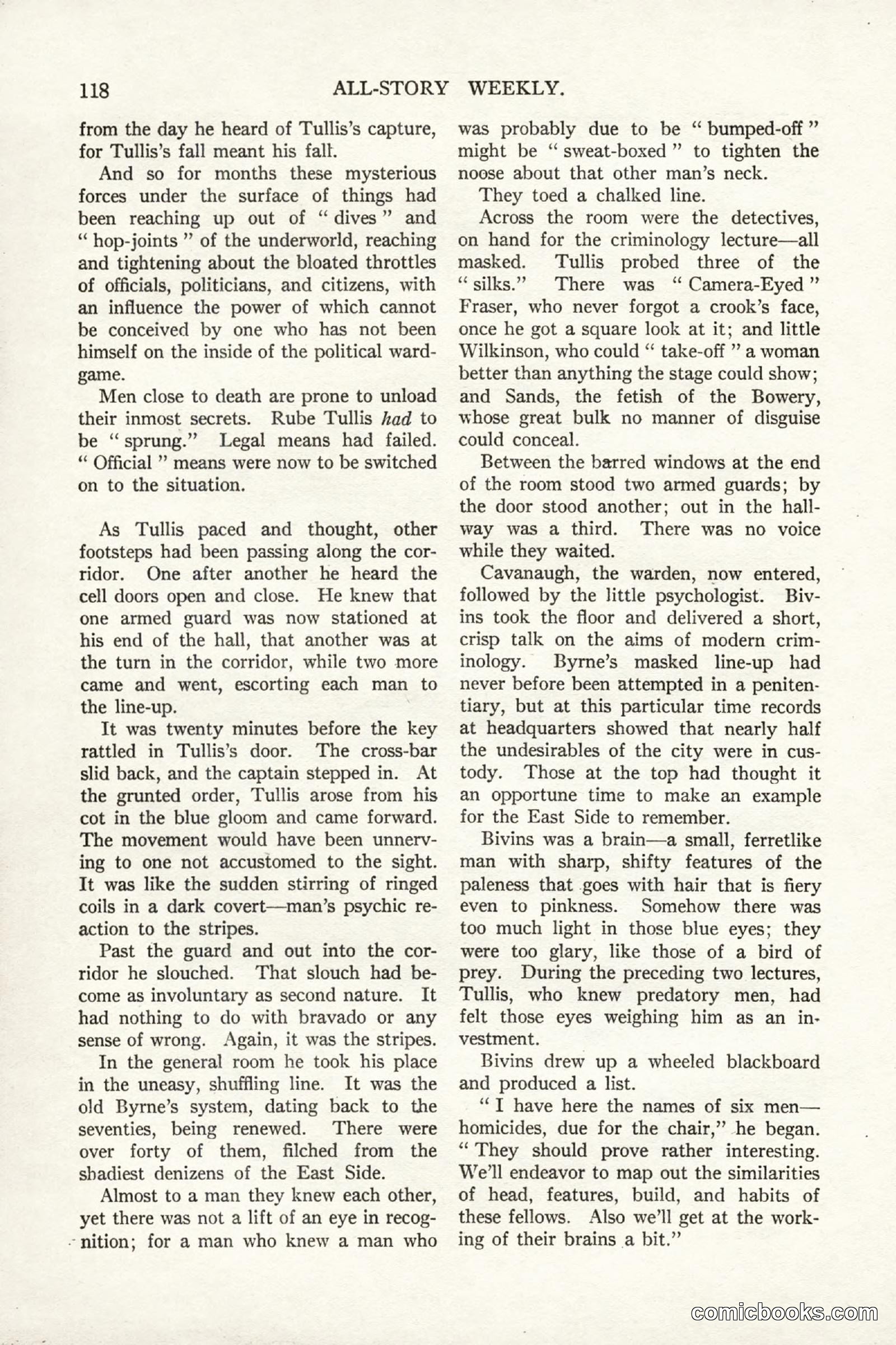 All Story Magazine, September 2, 1916 — page 128 of 208