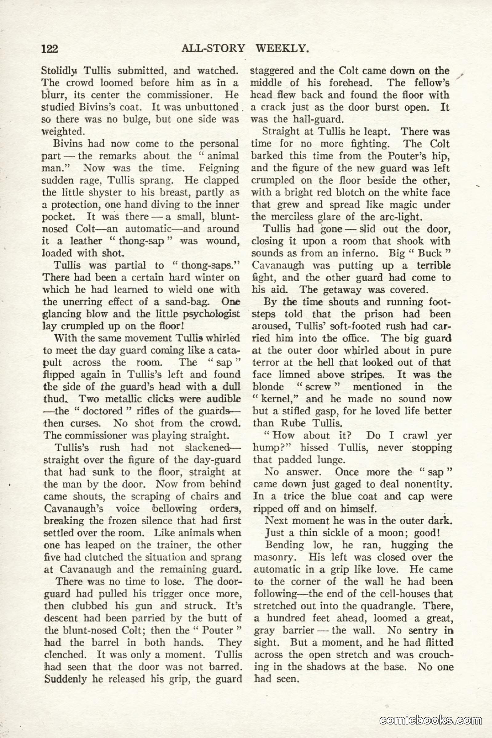 All Story Magazine, September 2, 1916 — page 132 of 208