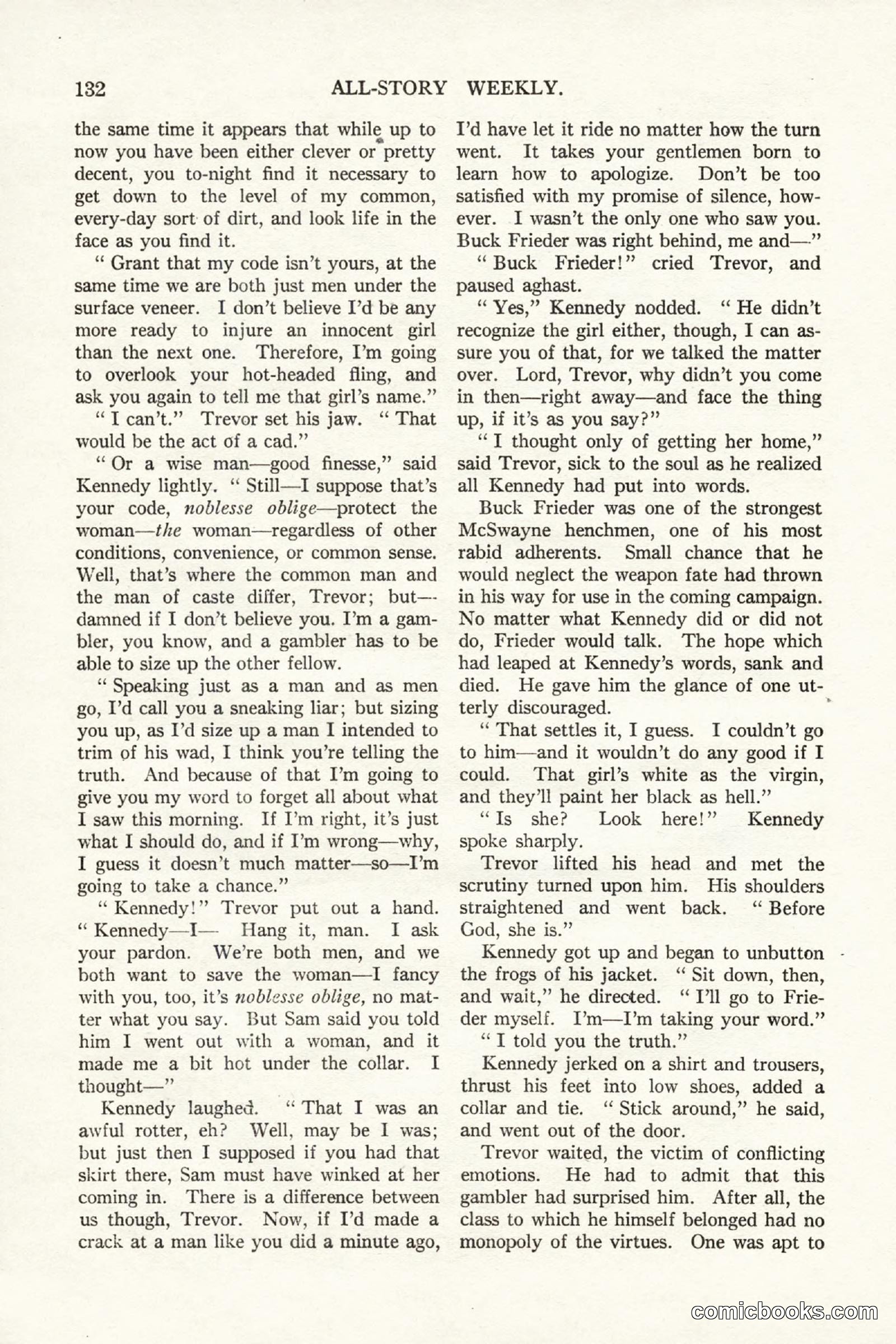 All Story Magazine, September 2, 1916 — page 142 of 208