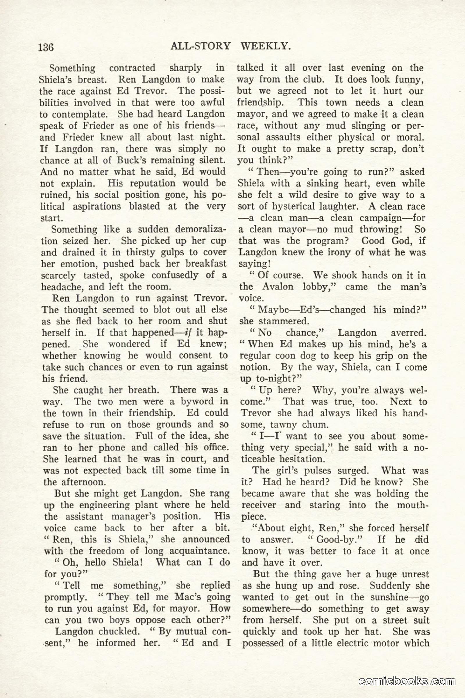 All Story Magazine, September 2, 1916 — page 146 of 208
