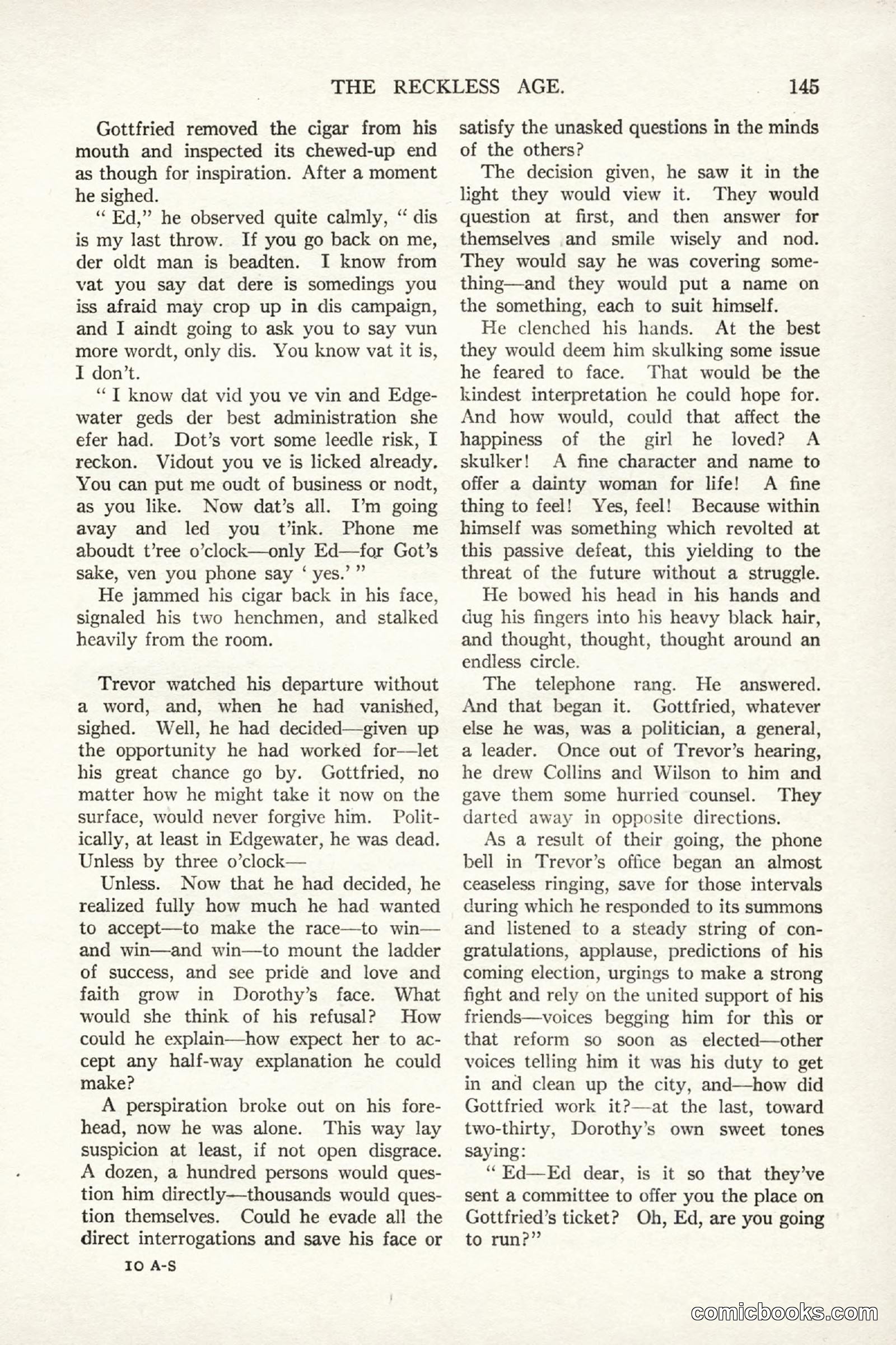 All Story Magazine, September 2, 1916 — page 155 of 208