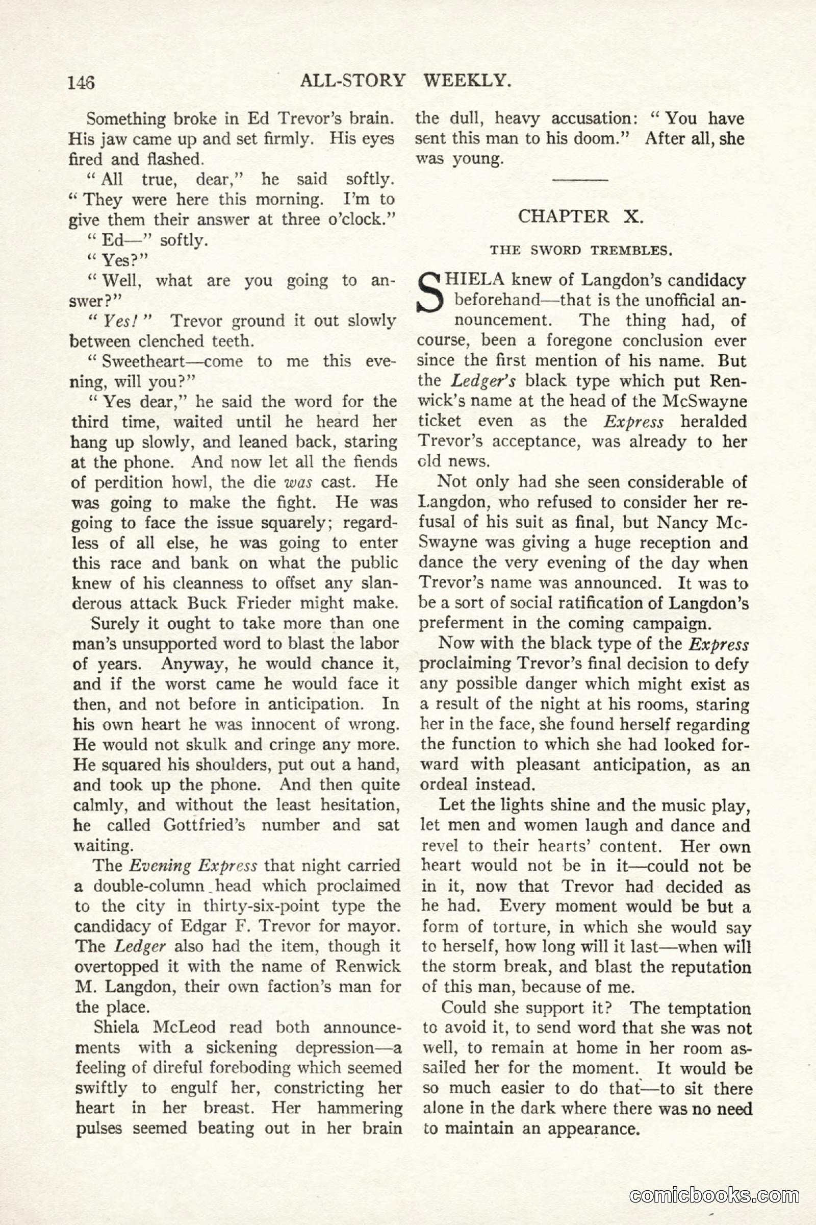 All Story Magazine, September 2, 1916 — page 156 of 208