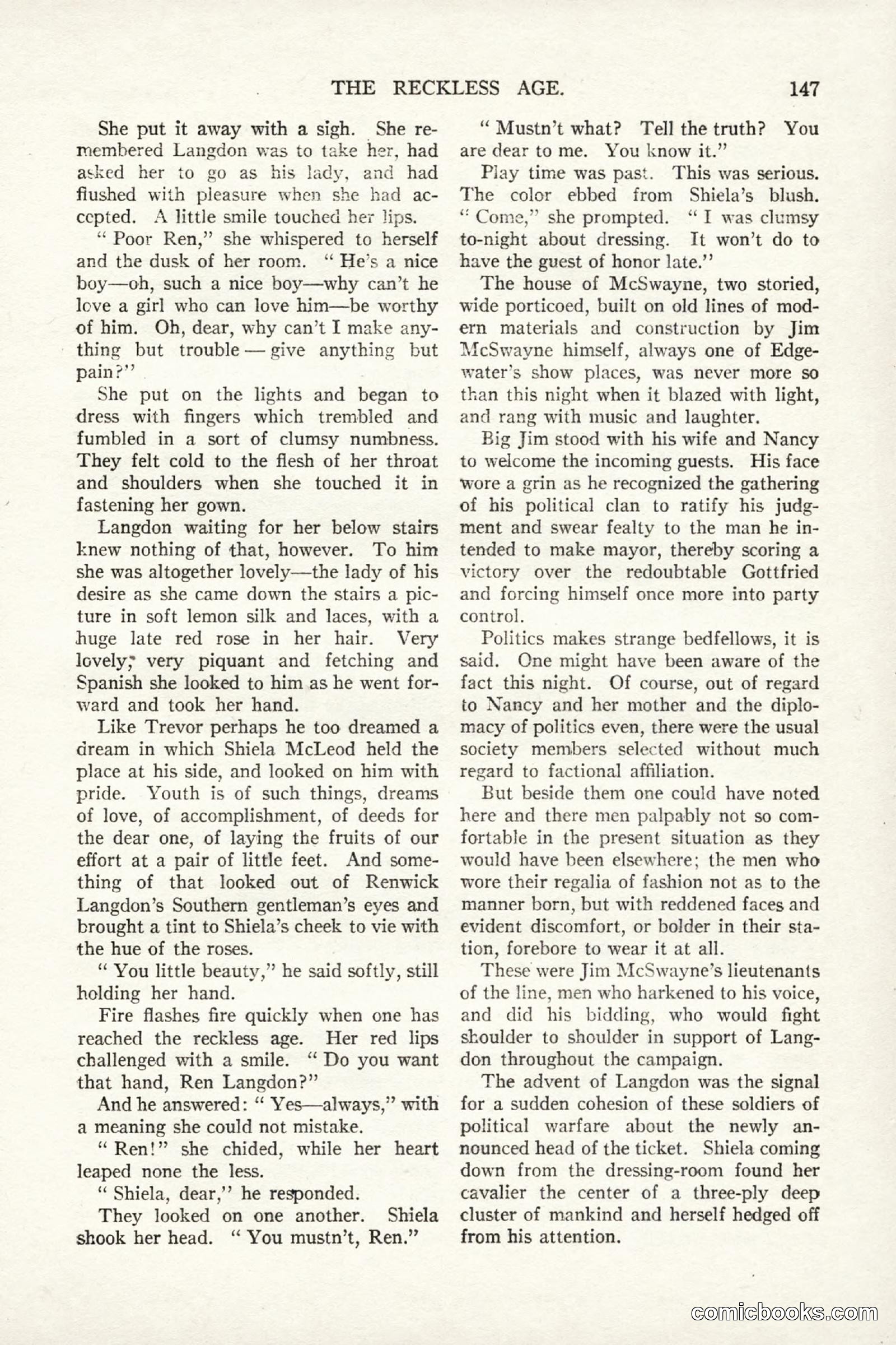 All Story Magazine, September 2, 1916 — page 157 of 208
