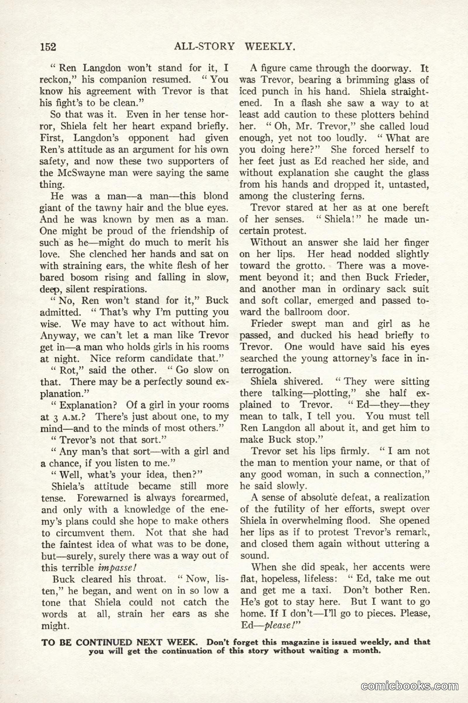 All Story Magazine, September 2, 1916 — page 162 of 208