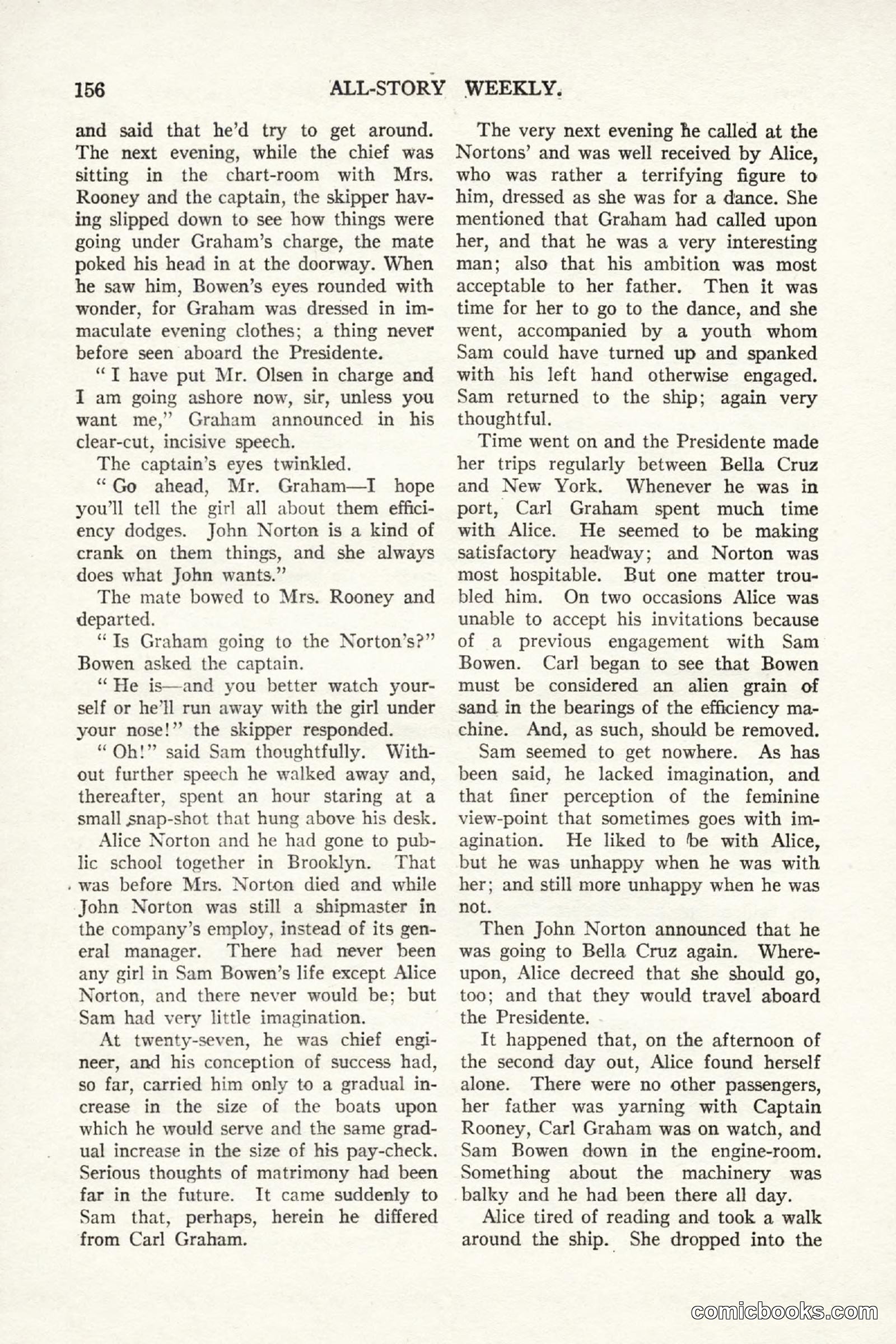 All Story Magazine, September 2, 1916 — page 166 of 208