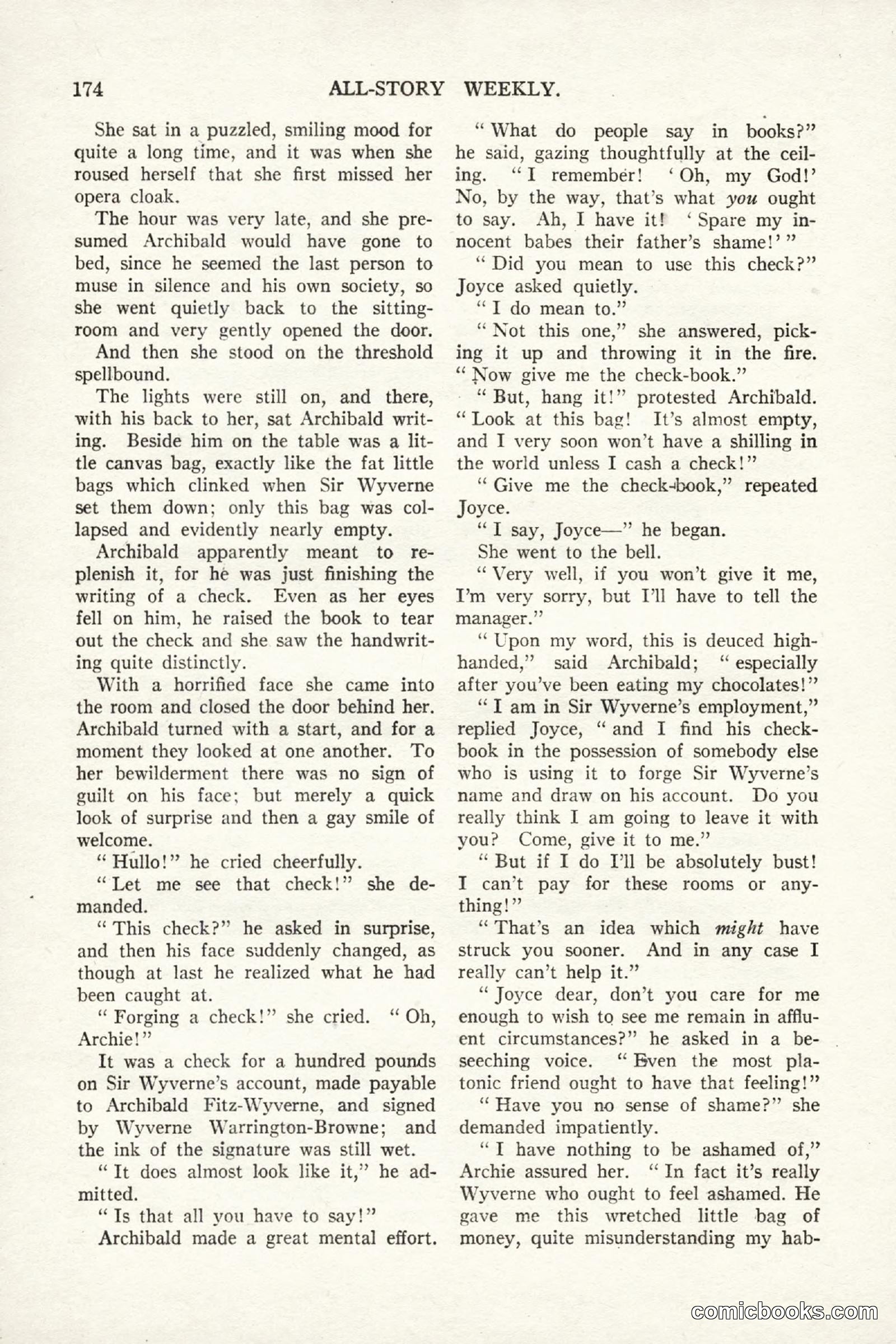 All Story Magazine, September 2, 1916 — page 184 of 208