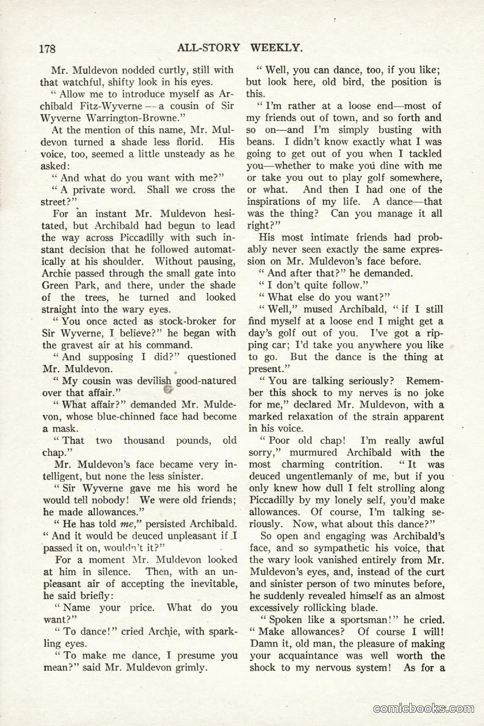 All Story Magazine, September 2, 1916 — page 188 of 208