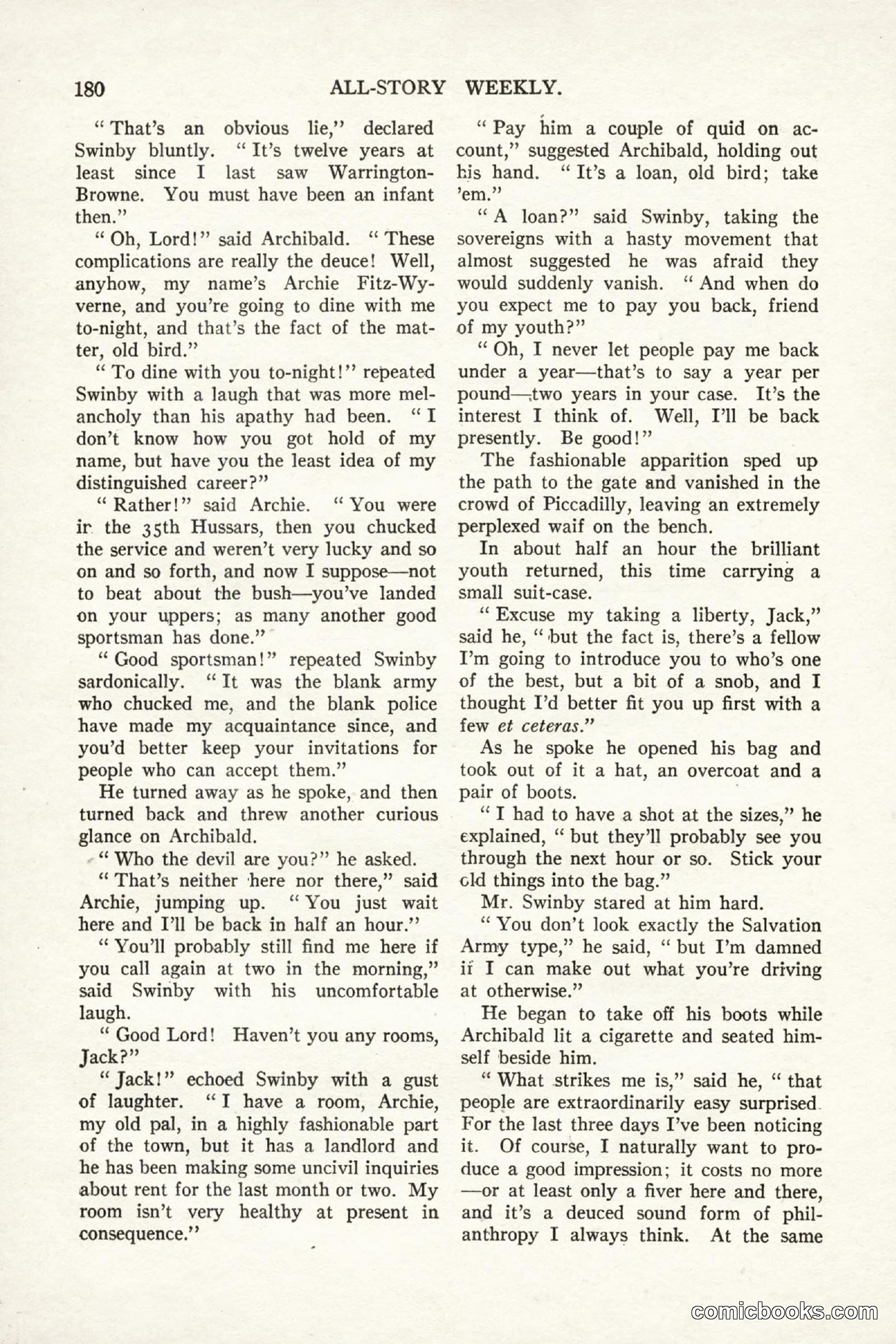 All Story Magazine, September 2, 1916 — page 190 of 208