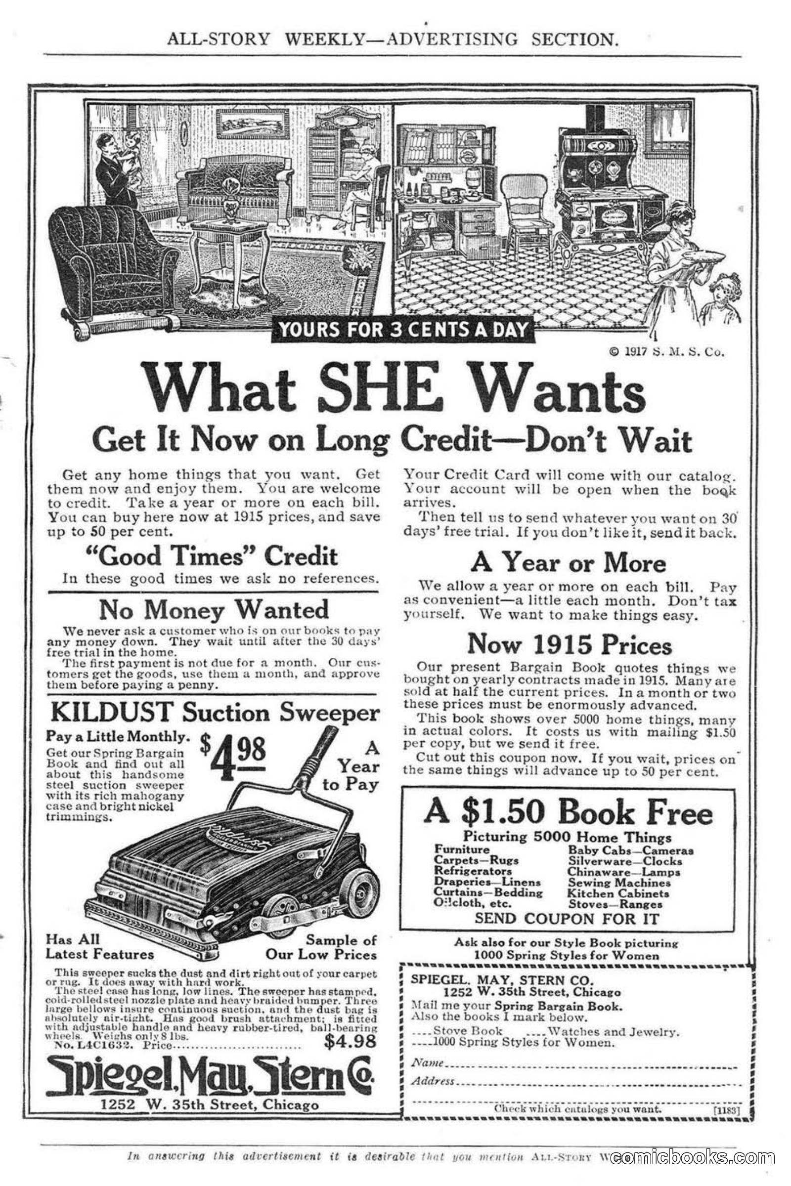 All Story Magazine, February 3, 1917 — page 3 of 194
