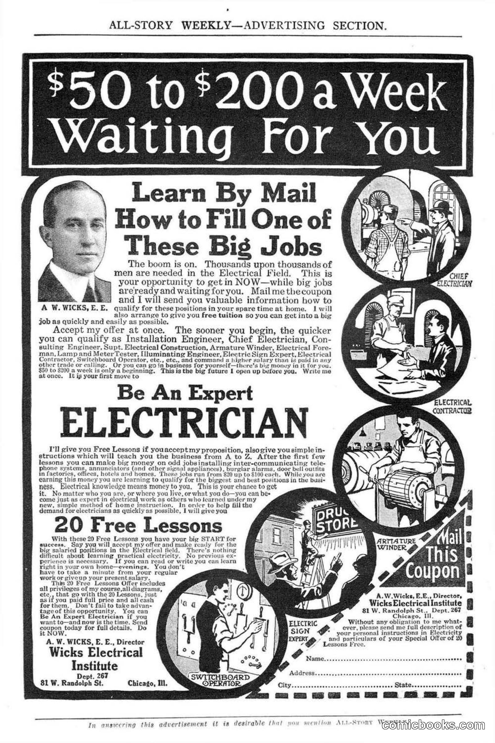 All Story Magazine, February 3, 1917 — page 4 of 194