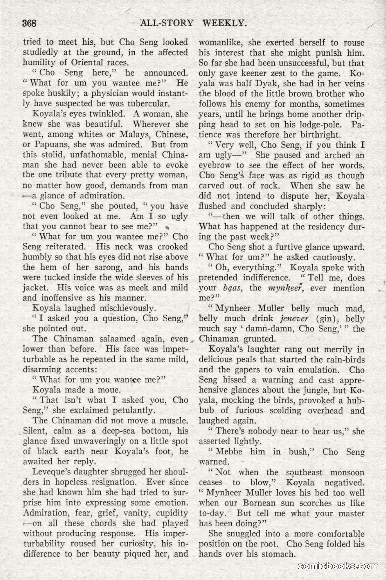 All Story Magazine, February 3, 1917 — page 26 of 194