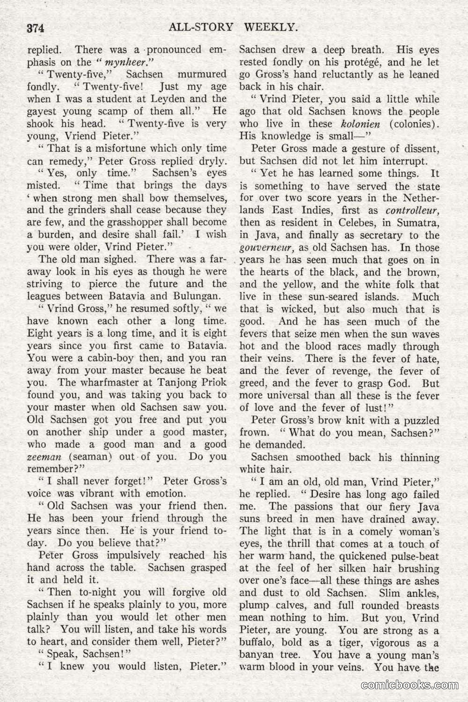 All Story Magazine, February 3, 1917 — page 32 of 194
