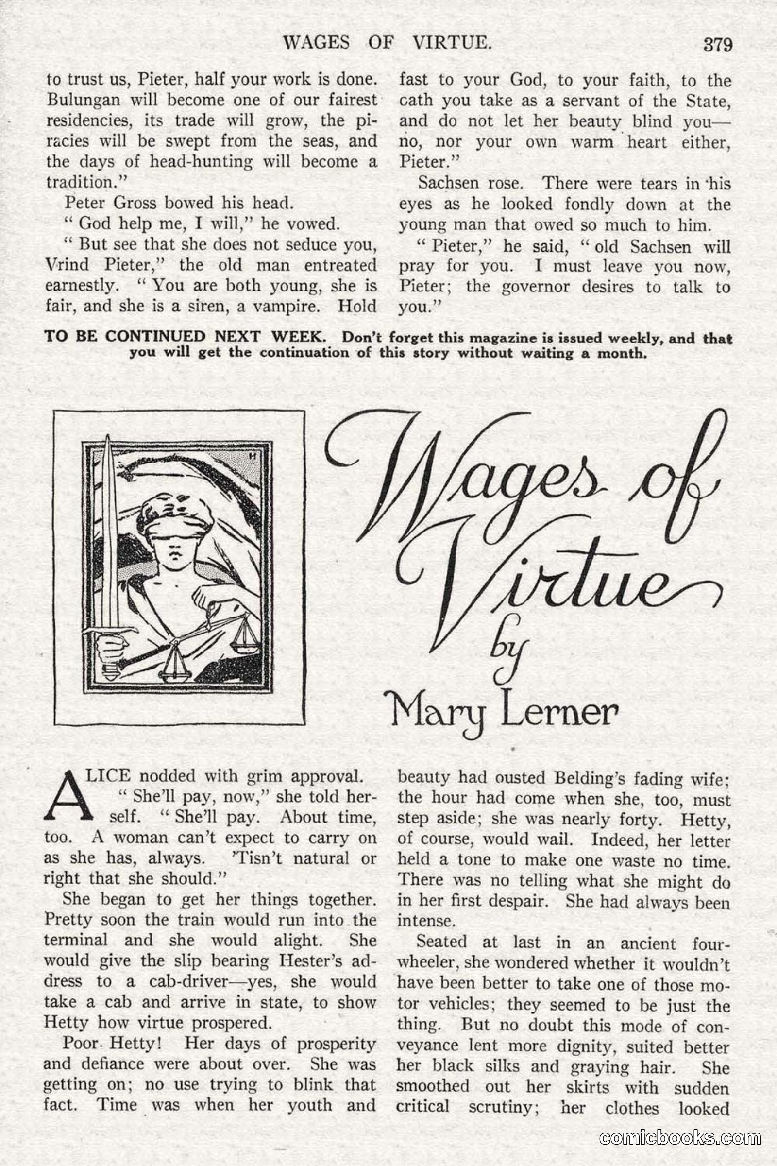 All Story Magazine, February 3, 1917 — page 37 of 194