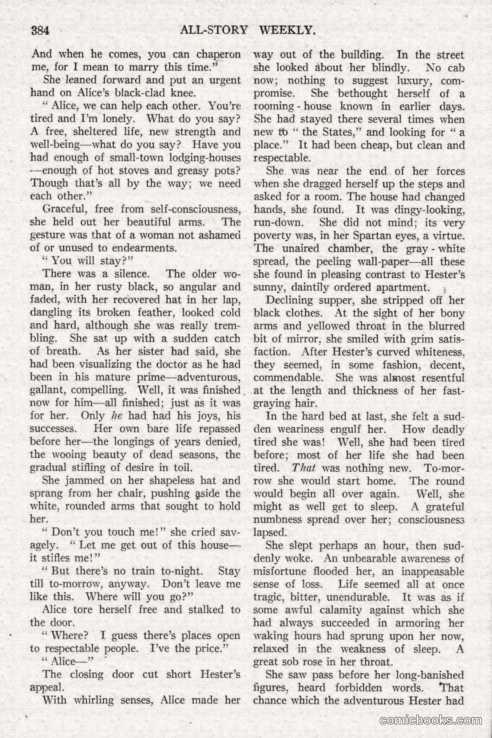 All Story Magazine, February 3, 1917 — page 42 of 194