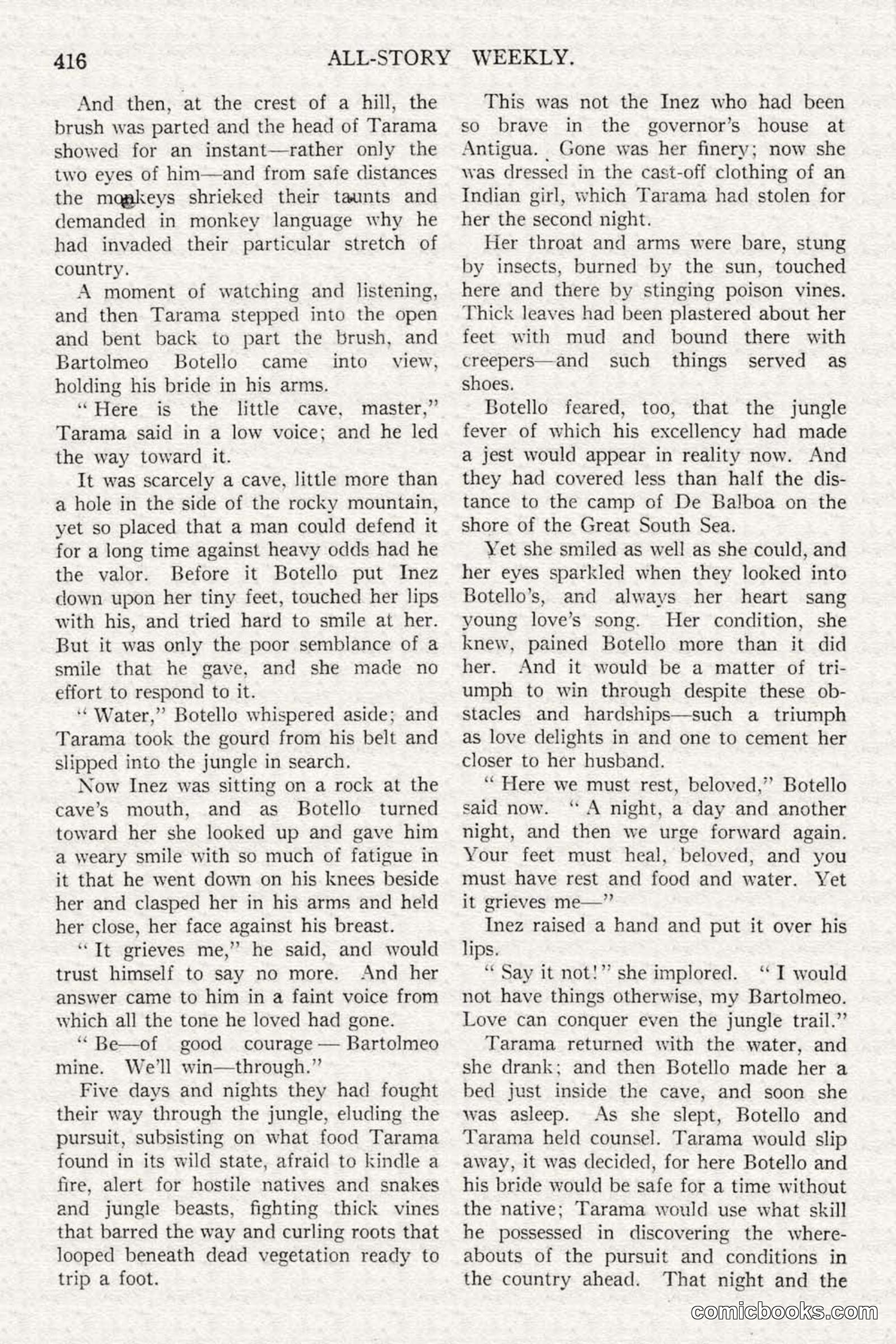 All Story Magazine, February 3, 1917 — page 74 of 194