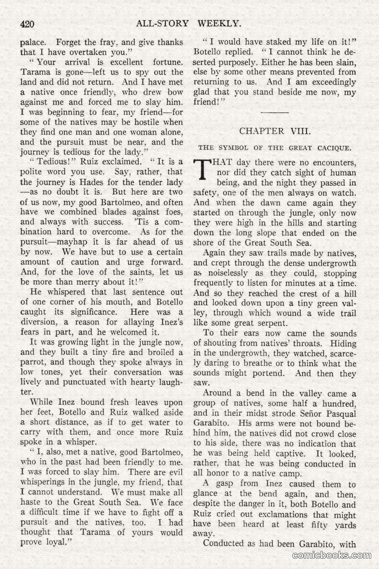 All Story Magazine, February 3, 1917 — page 78 of 194