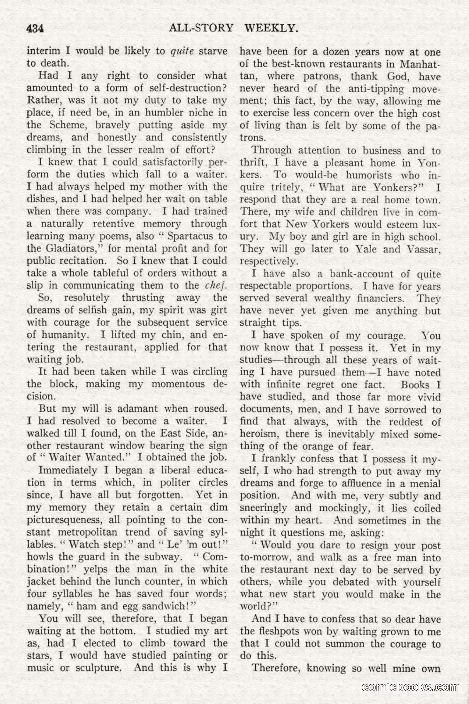 All Story Magazine, February 3, 1917 — page 92 of 194