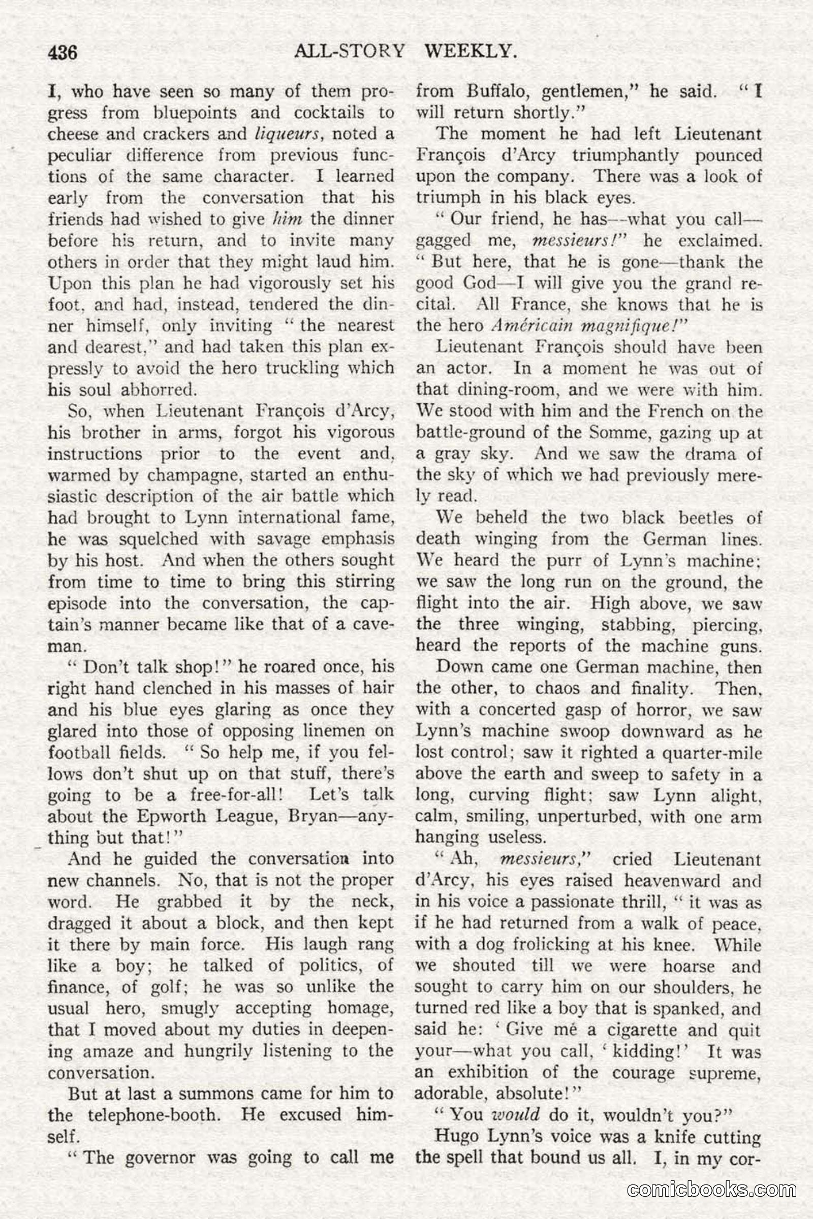 All Story Magazine, February 3, 1917 — page 94 of 194