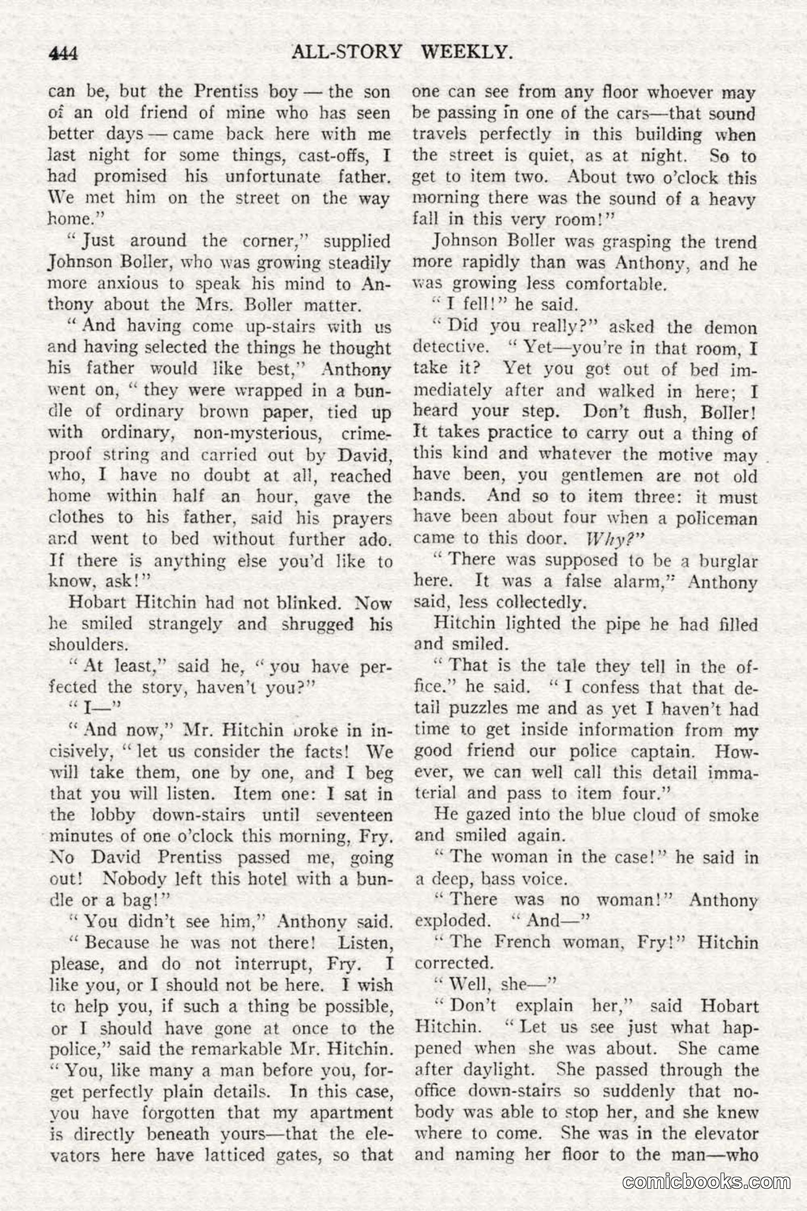 All Story Magazine, February 3, 1917 — page 102 of 194