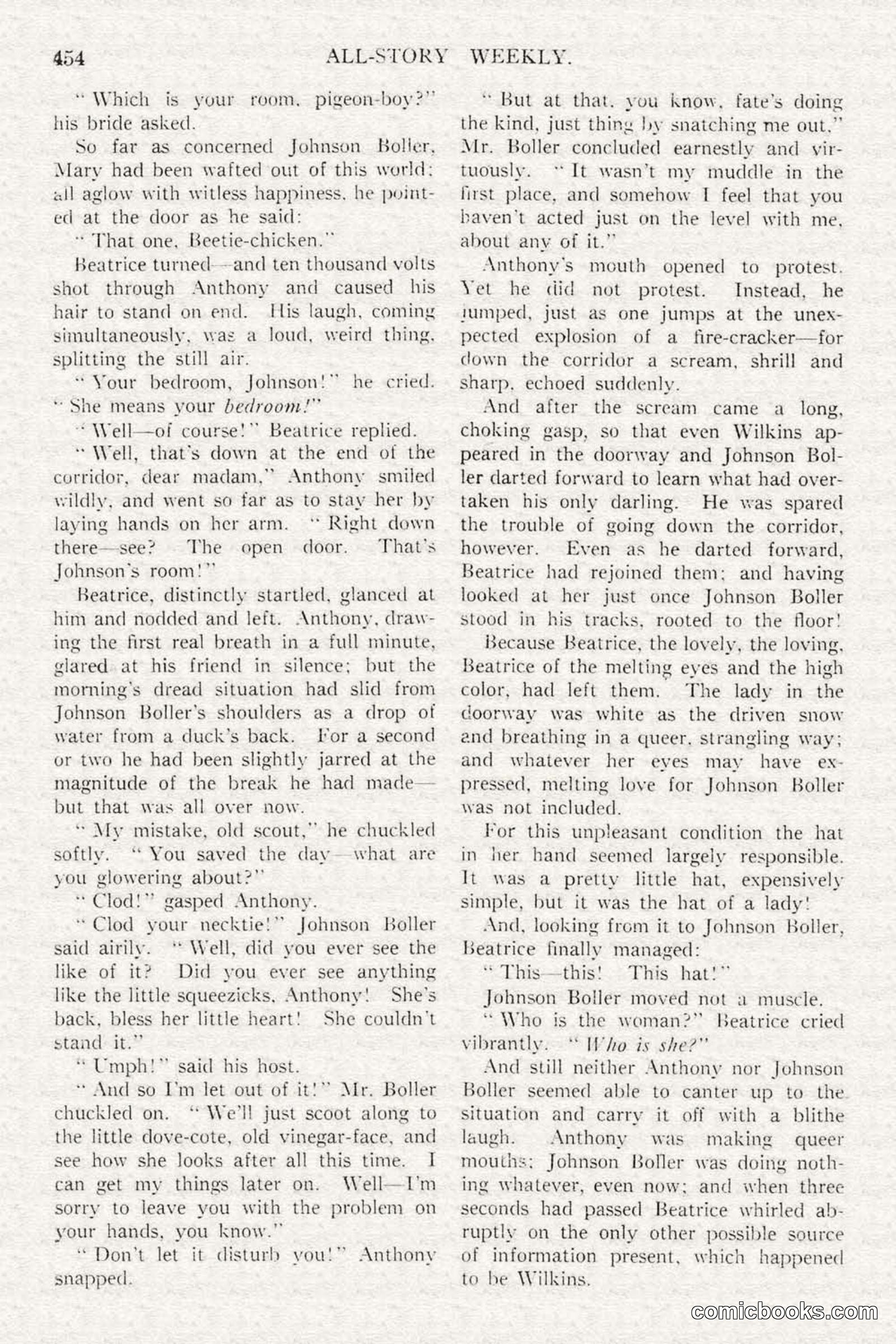All Story Magazine, February 3, 1917 — page 112 of 194