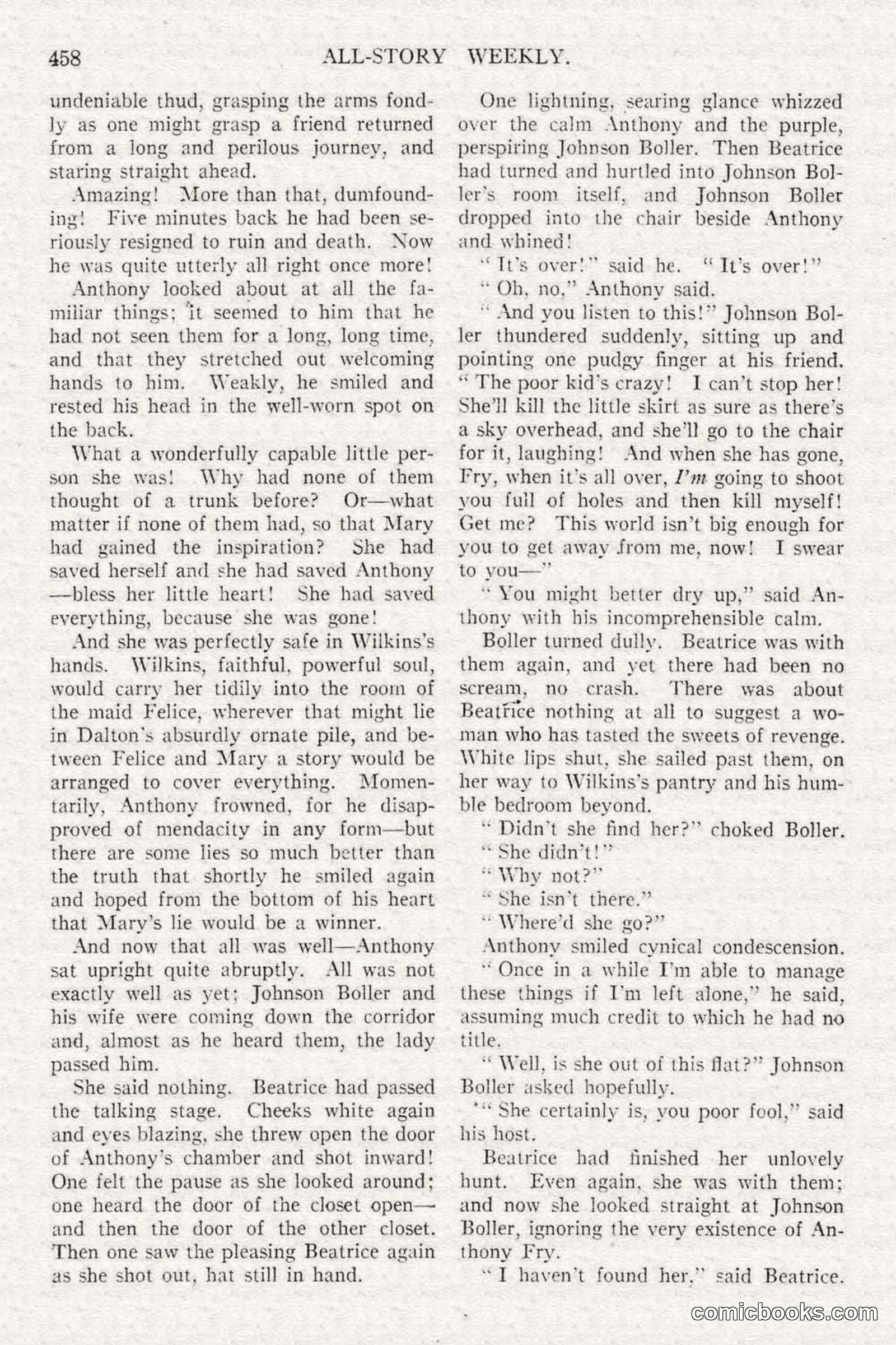All Story Magazine, February 3, 1917 — page 116 of 194