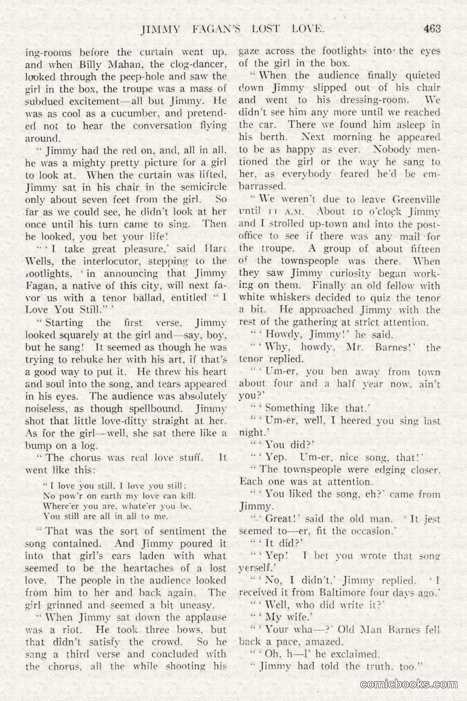 All Story Magazine, February 3, 1917 — page 121 of 194