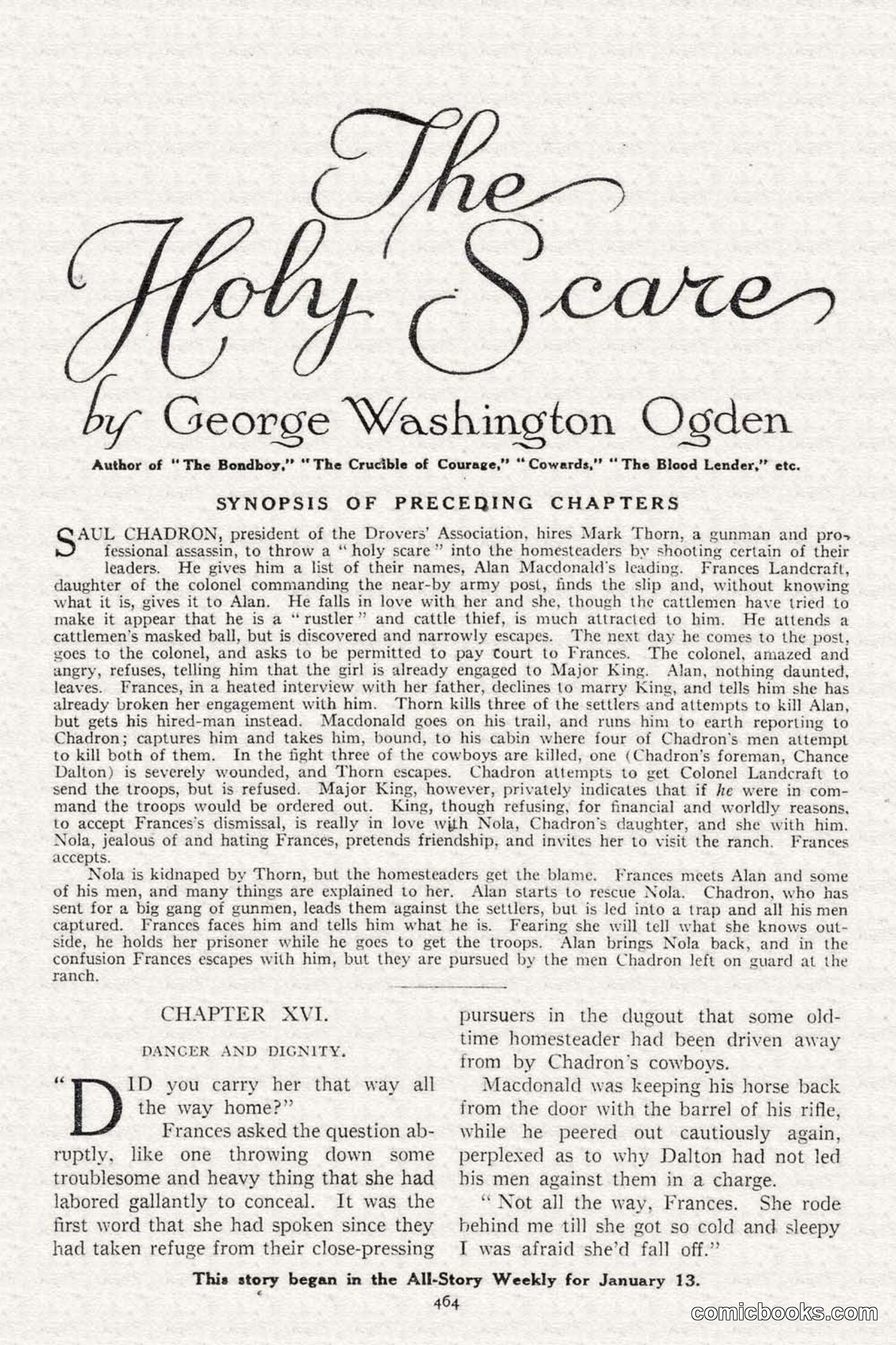 All Story Magazine, February 3, 1917 — page 122 of 194
