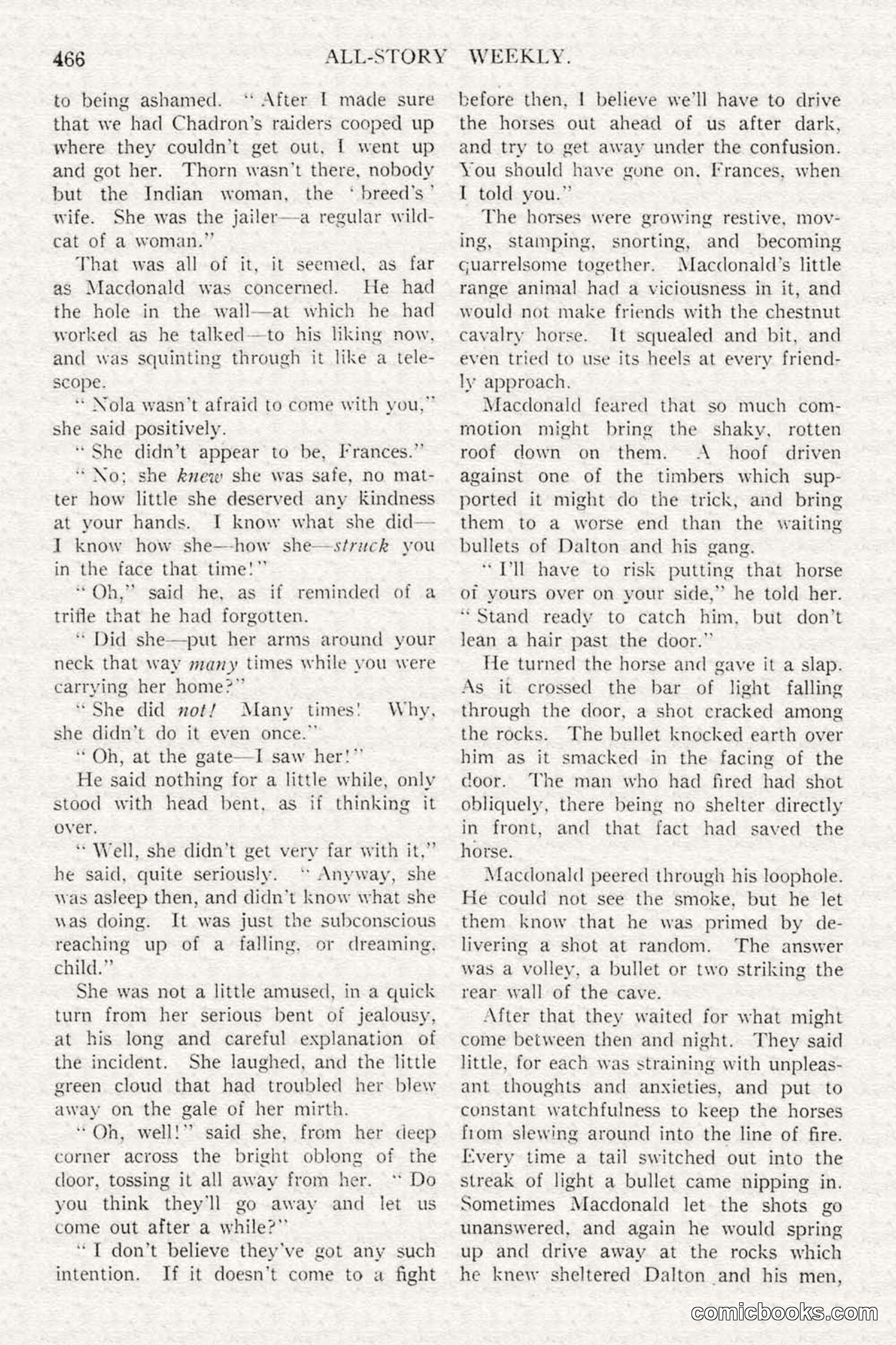 All Story Magazine, February 3, 1917 — page 124 of 194