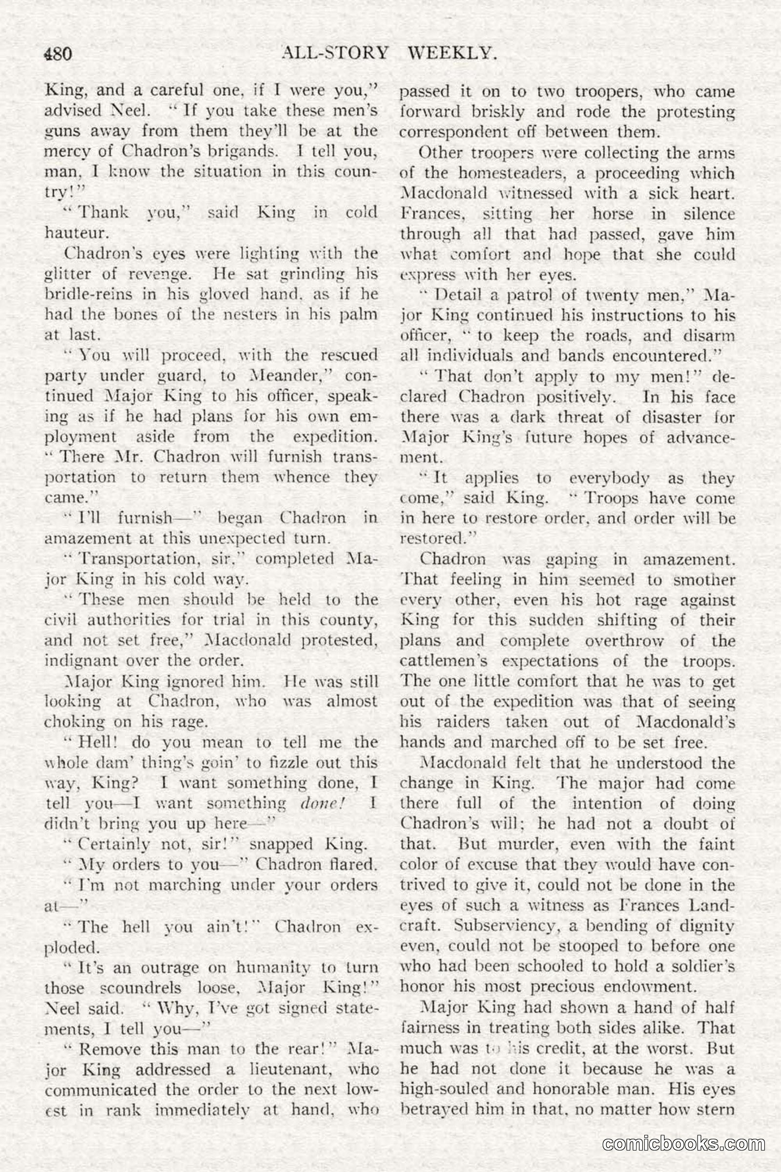 All Story Magazine, February 3, 1917 — page 138 of 194