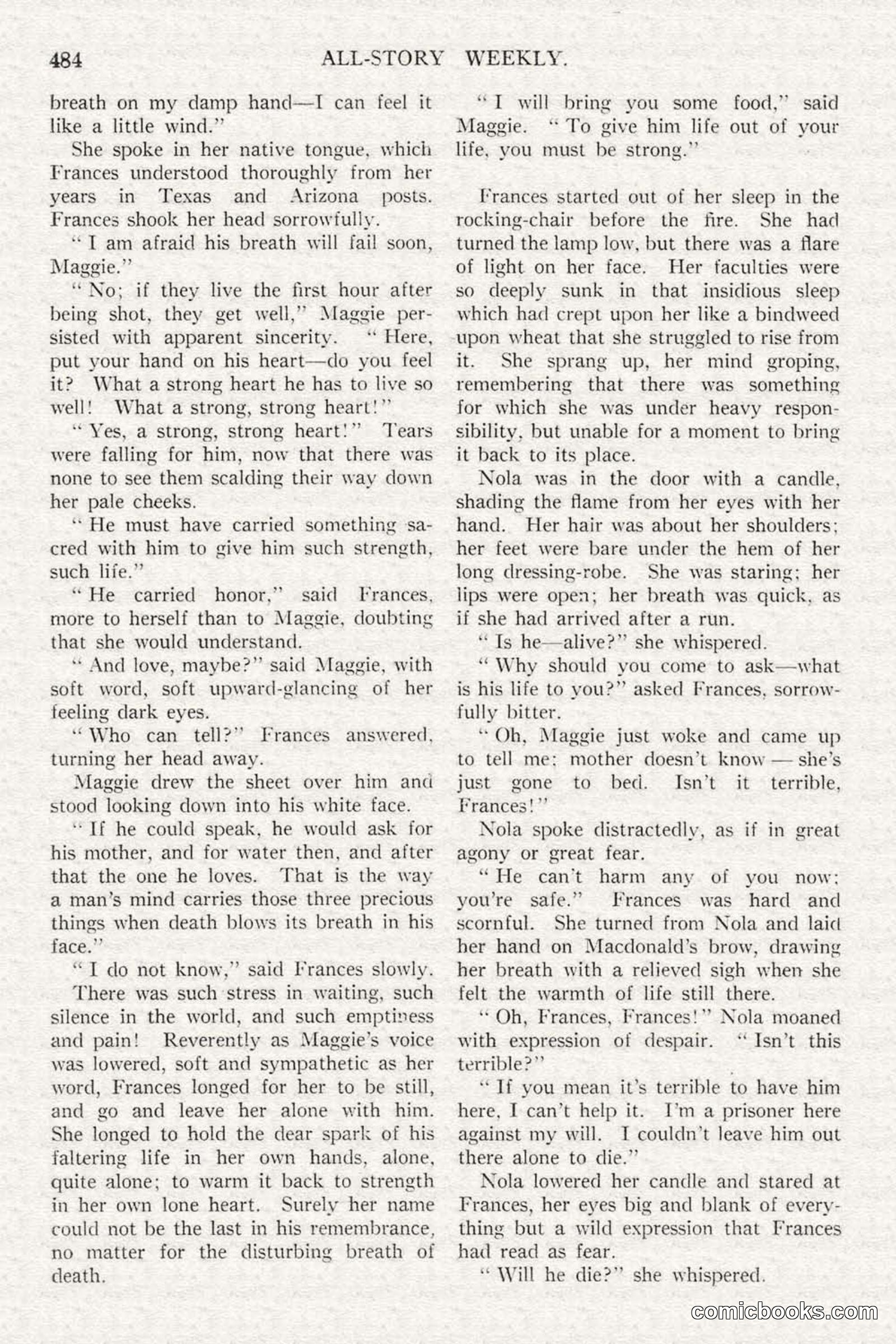 All Story Magazine, February 3, 1917 — page 142 of 194