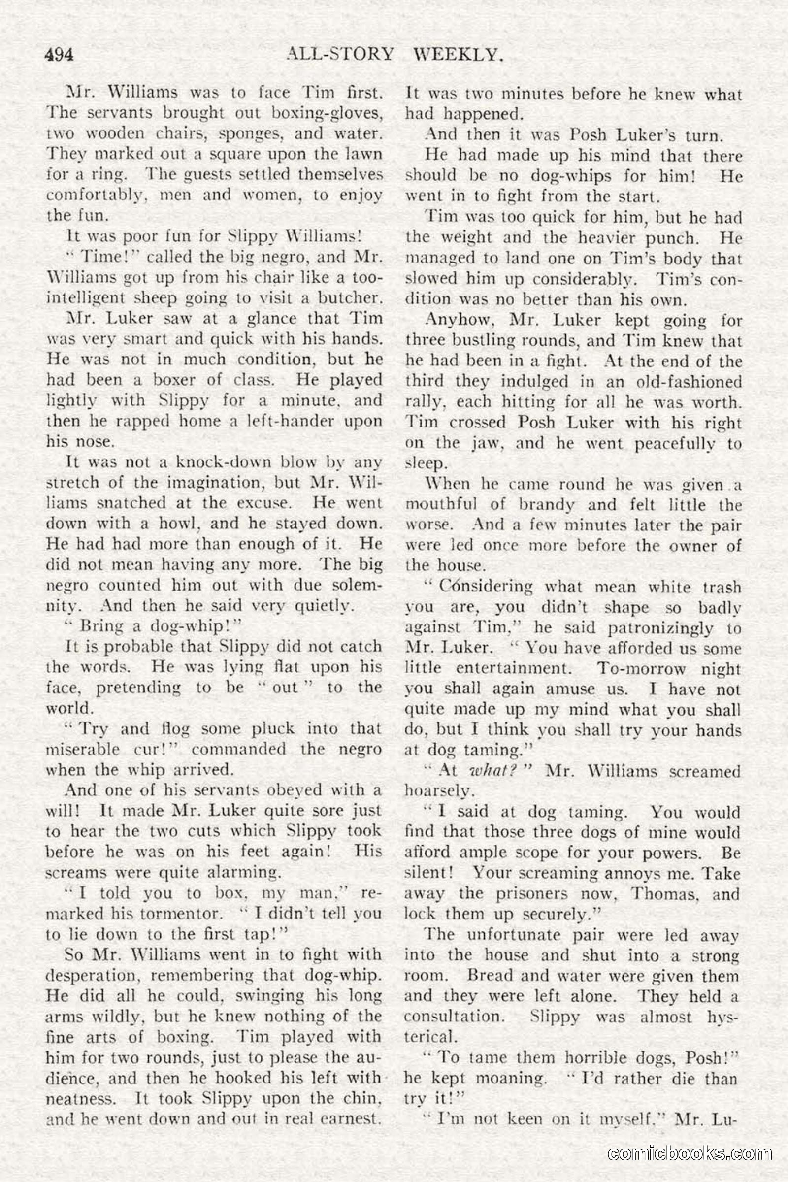 All Story Magazine, February 3, 1917 — page 152 of 194