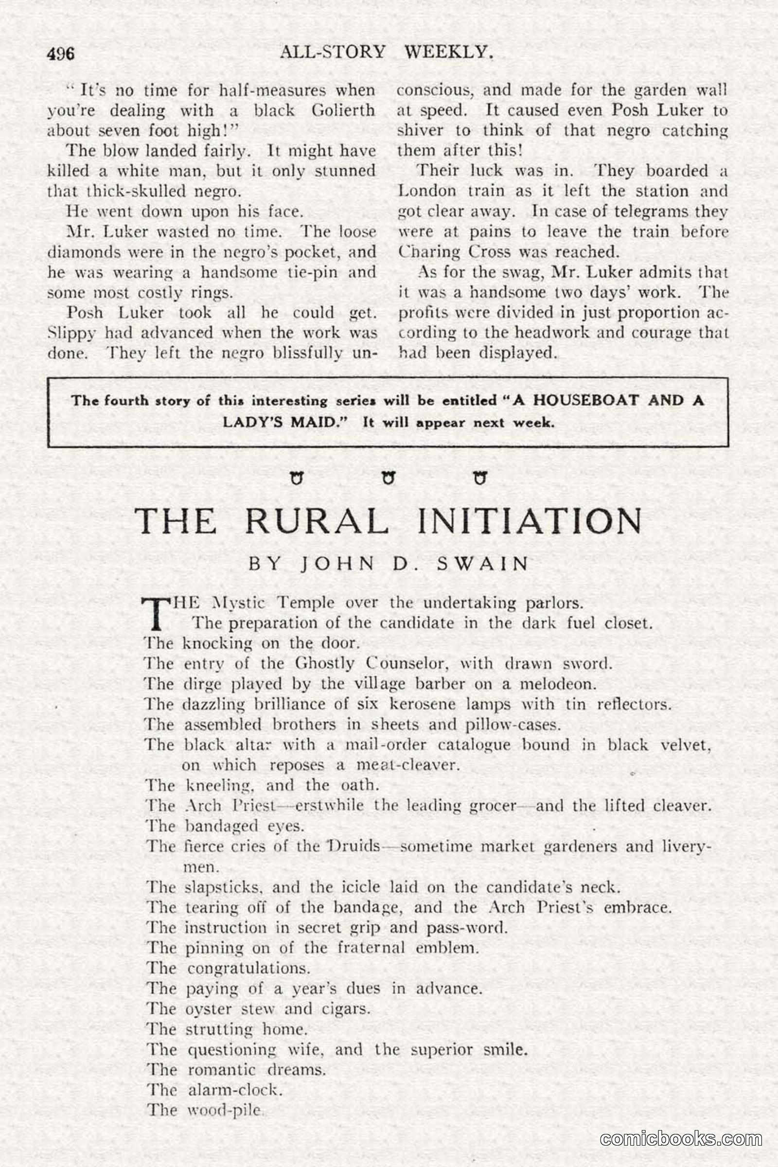 All Story Magazine, February 3, 1917 — page 154 of 194