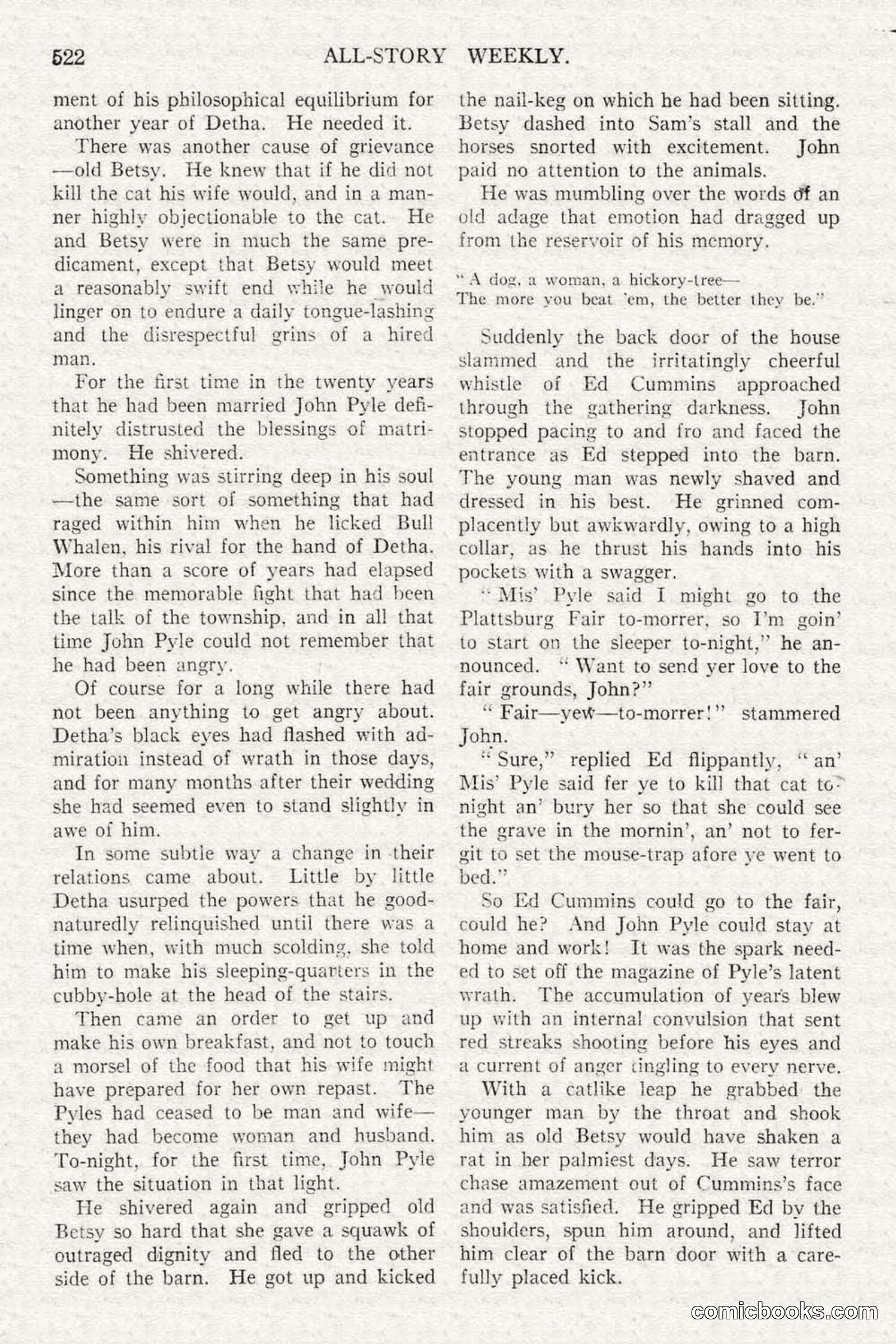 All Story Magazine, February 3, 1917 — page 180 of 194