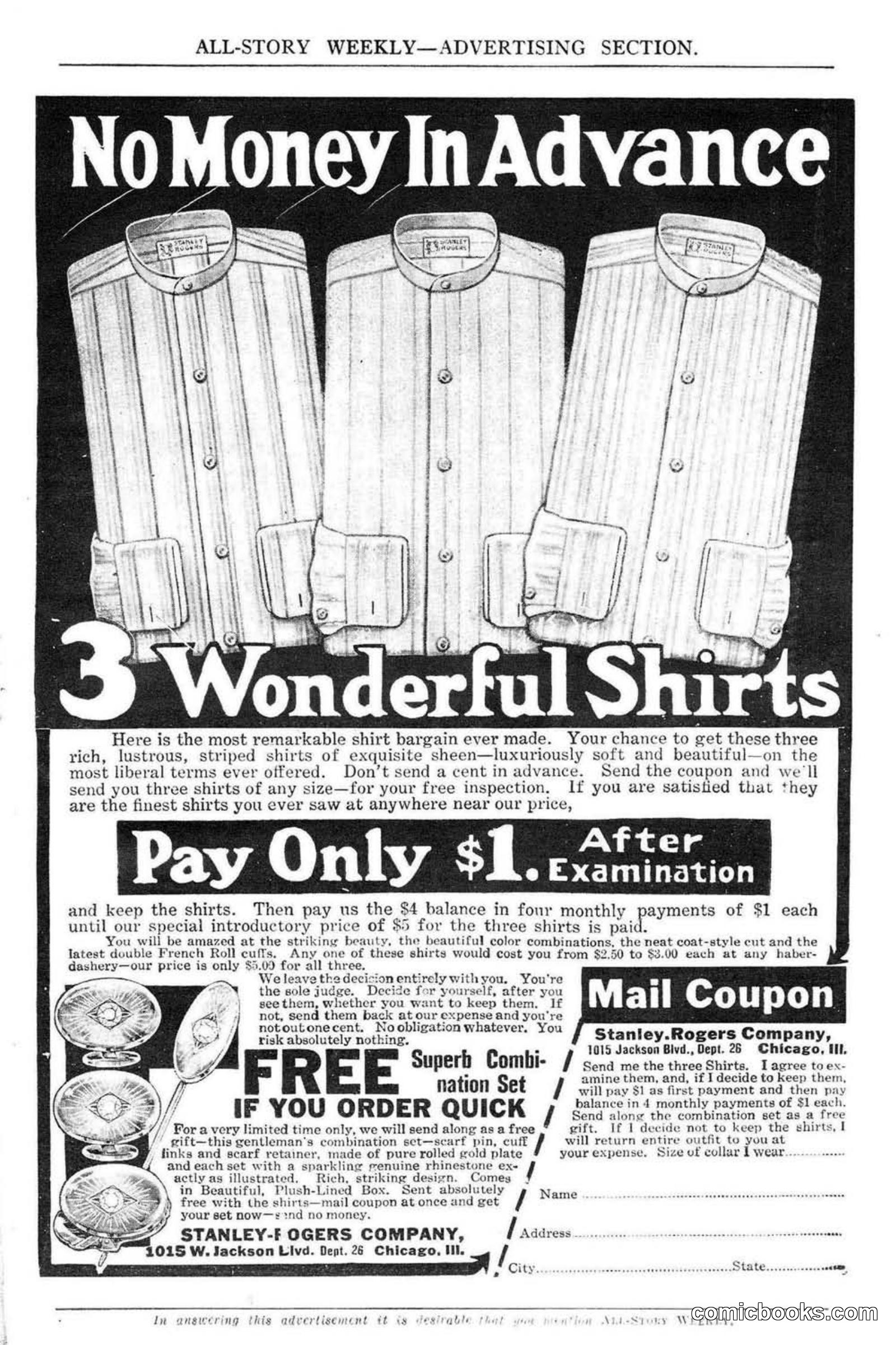 All Story Magazine, February 3, 1917 — page 187 of 194