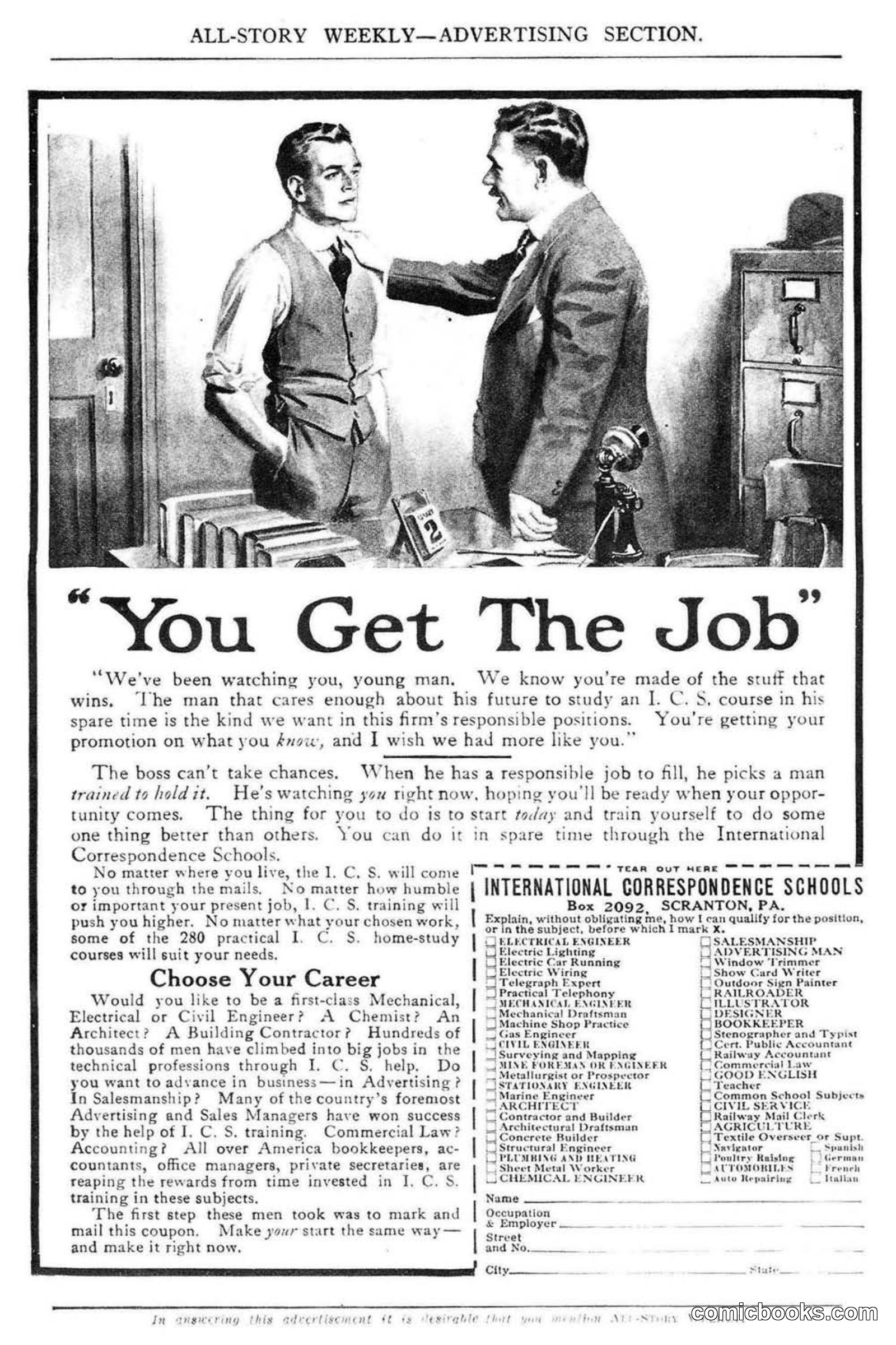 All Story Magazine, February 3, 1917 — page 189 of 194