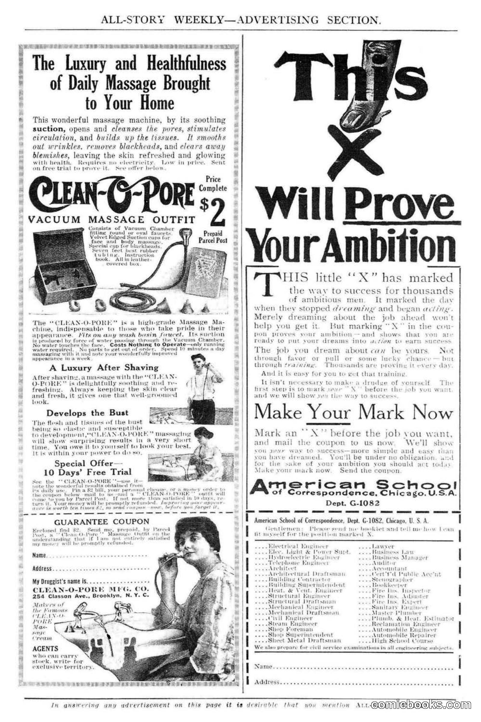 All Story Magazine, February 3, 1917 — page 191 of 194