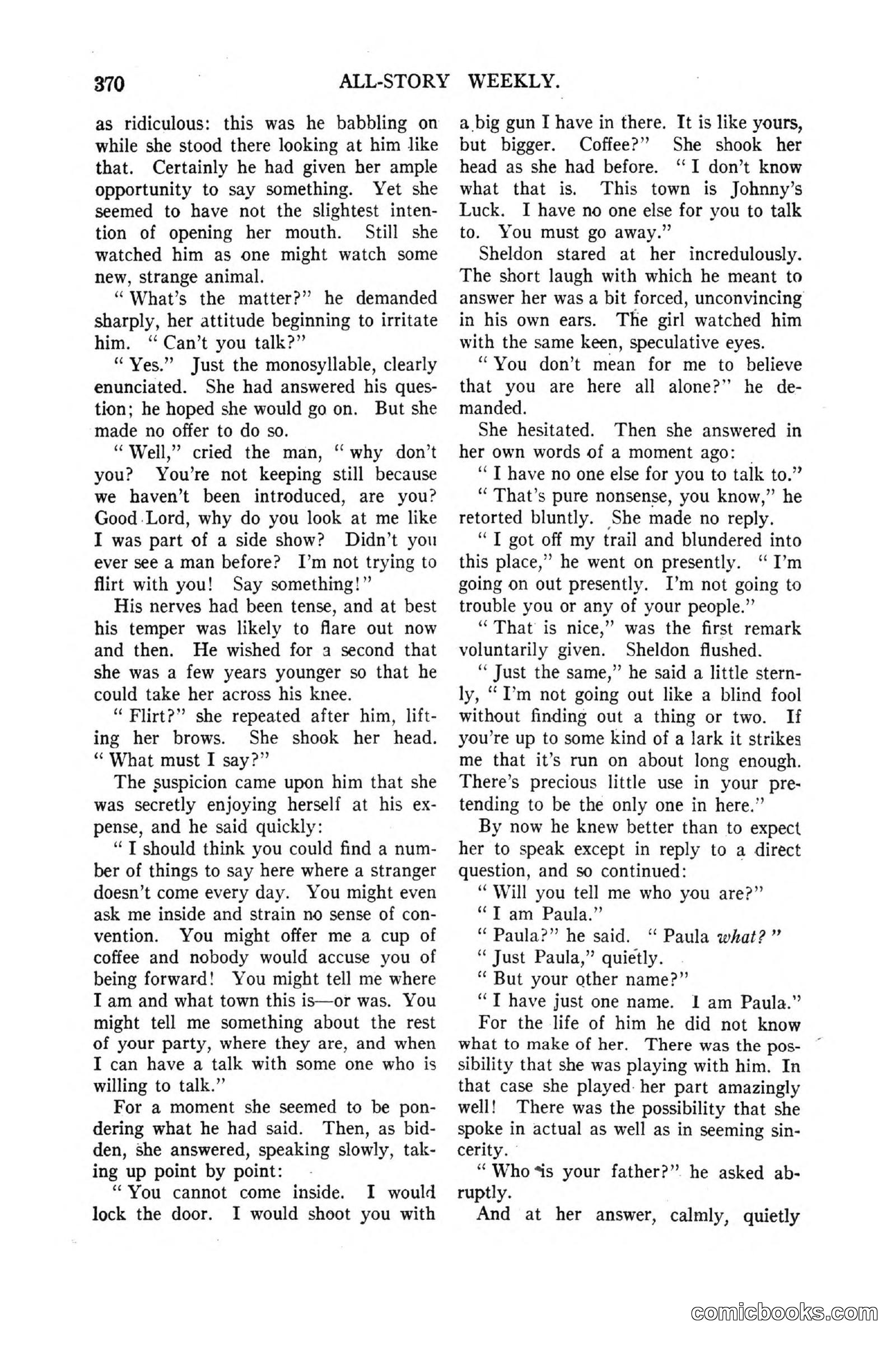All Story Magazine, March 3, 1917 — page 28 of 192