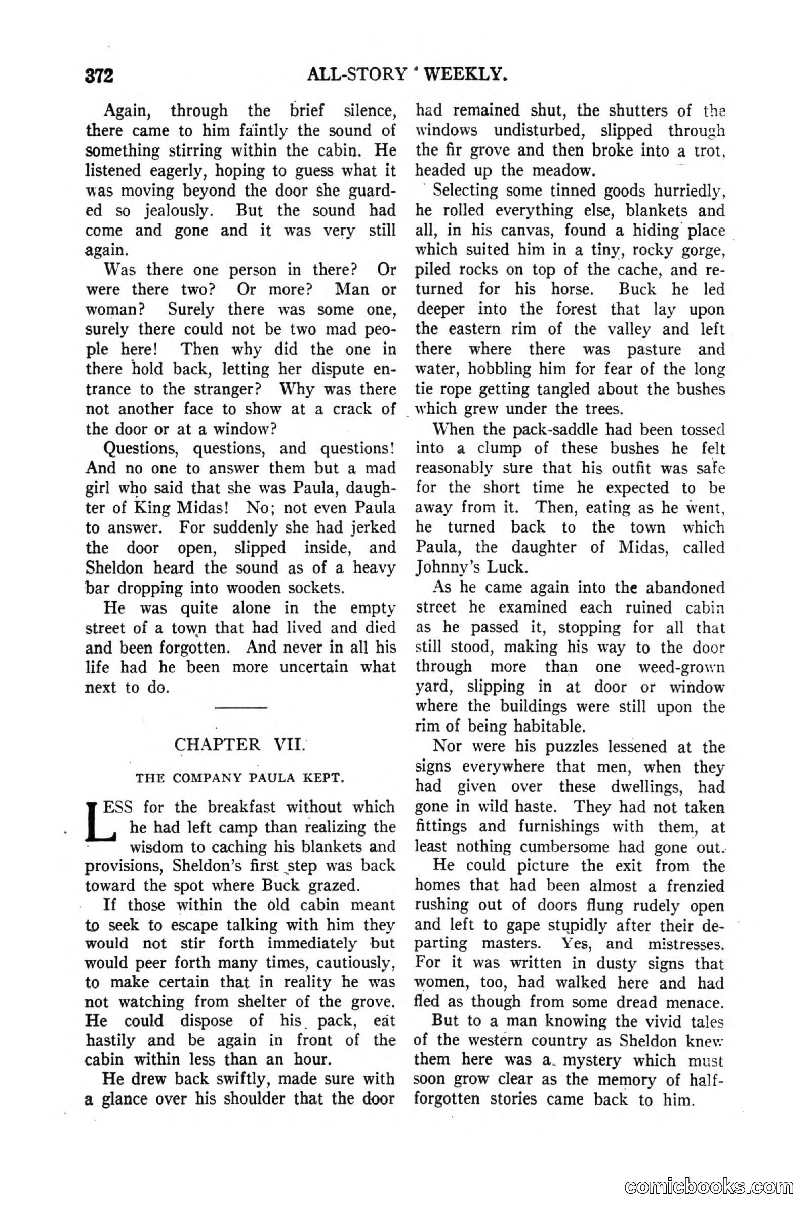 All Story Magazine, March 3, 1917 — page 30 of 192