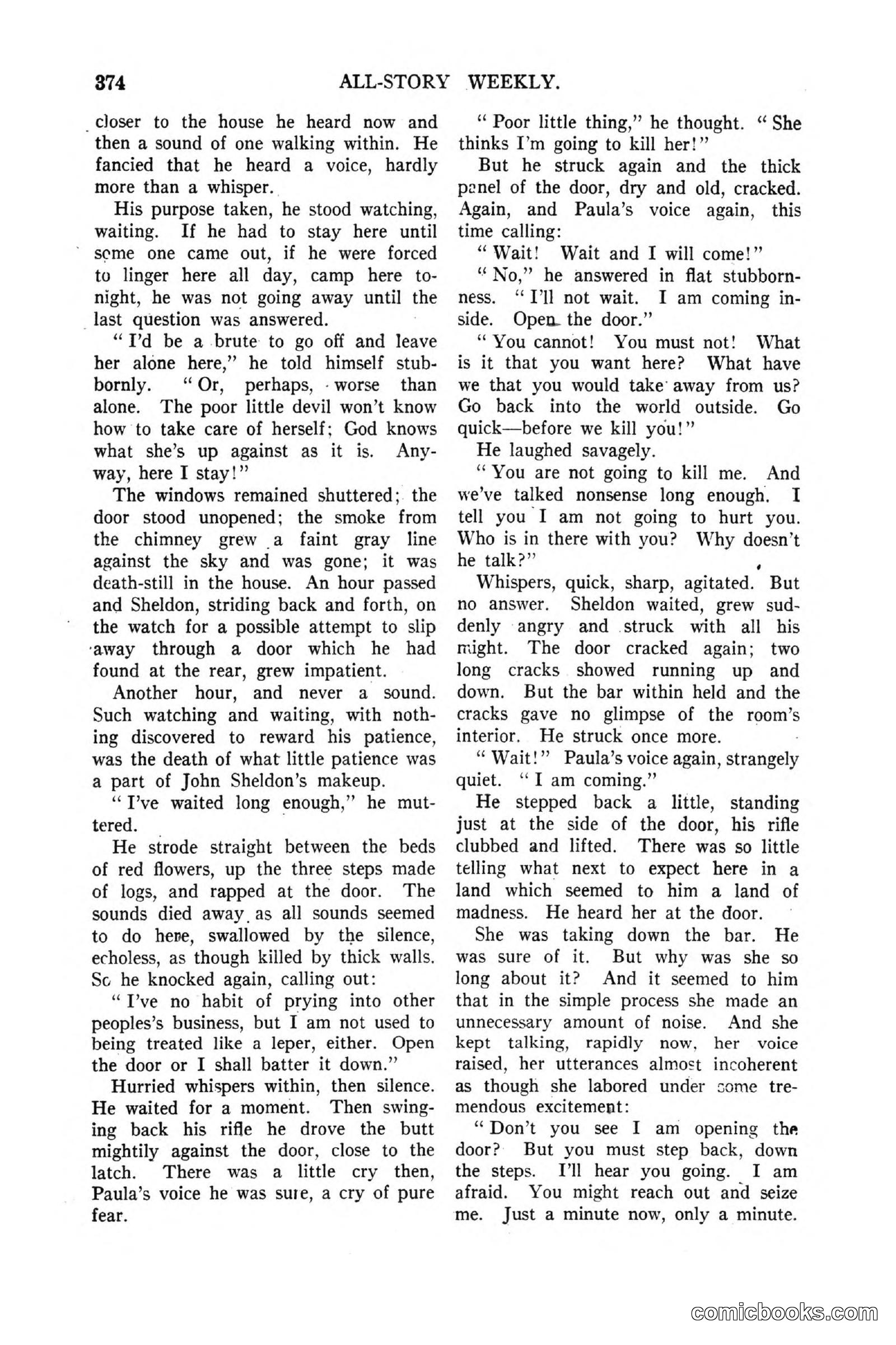 All Story Magazine, March 3, 1917 — page 32 of 192