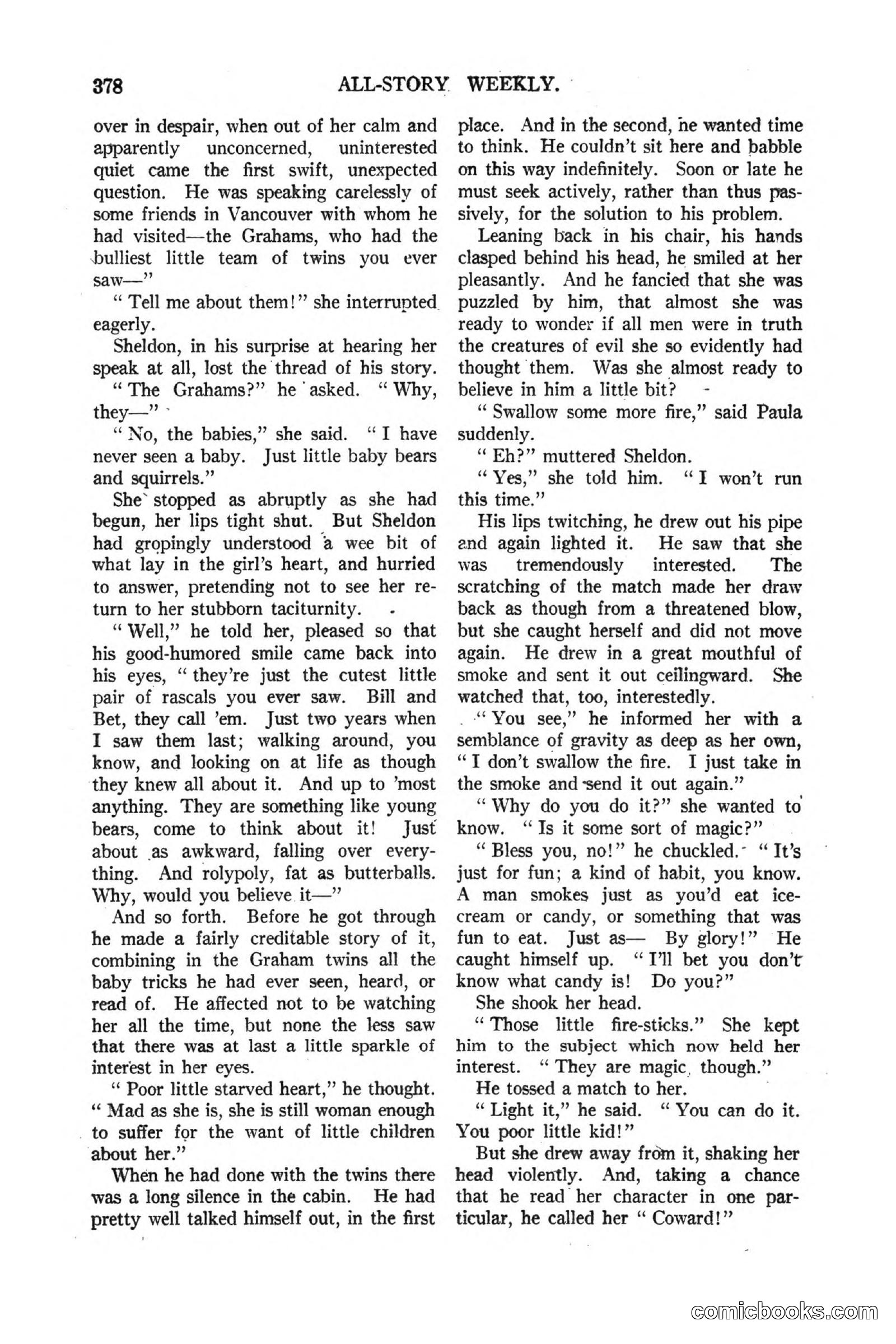 All Story Magazine, March 3, 1917 — page 36 of 192