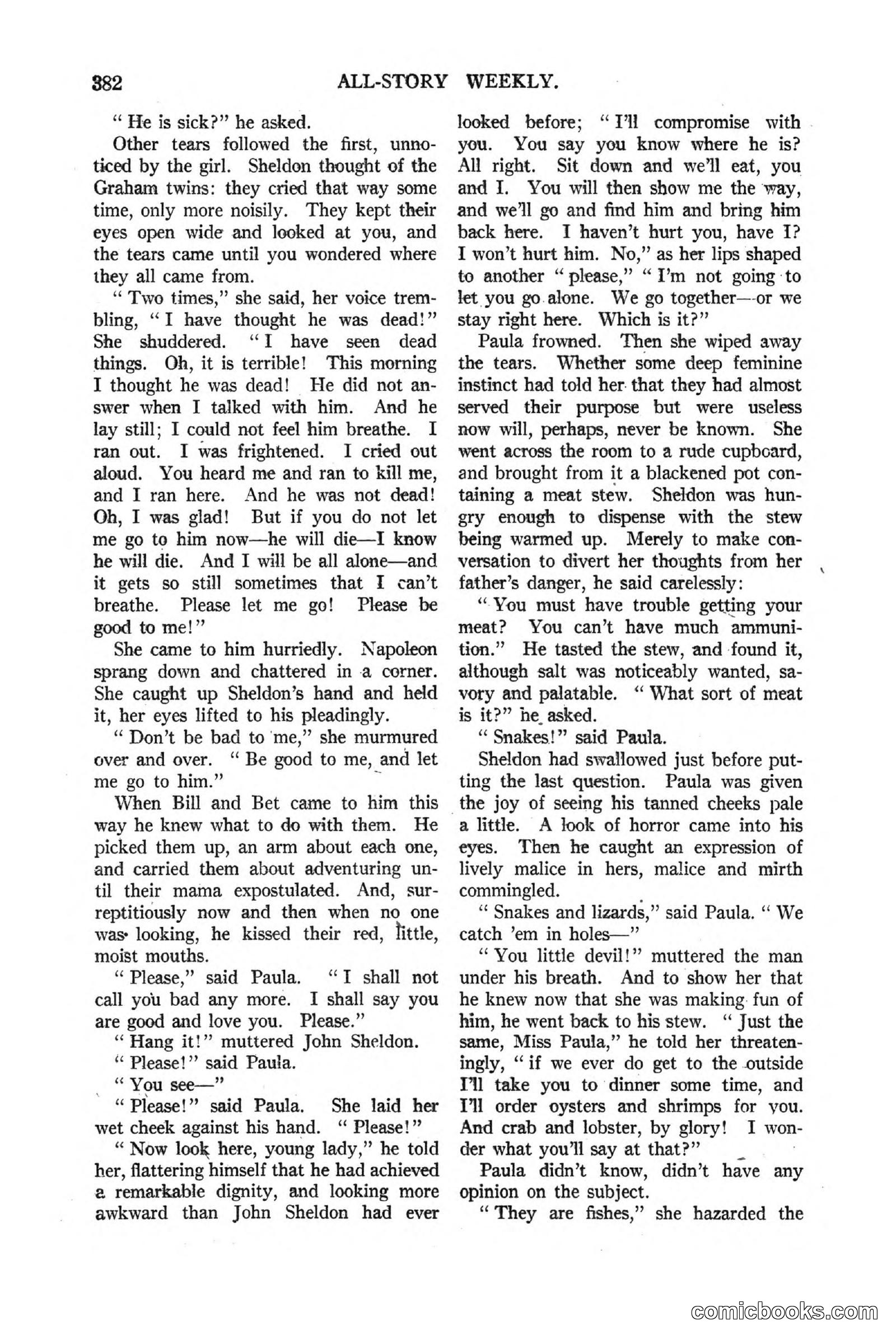 All Story Magazine, March 3, 1917 — page 40 of 192