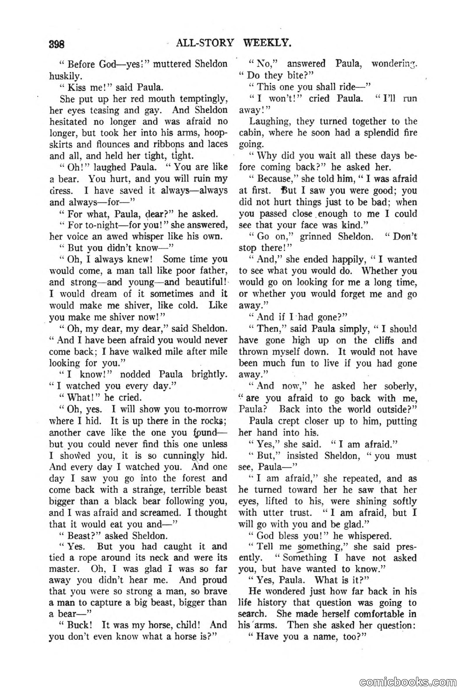 All Story Magazine, March 3, 1917 — page 56 of 192