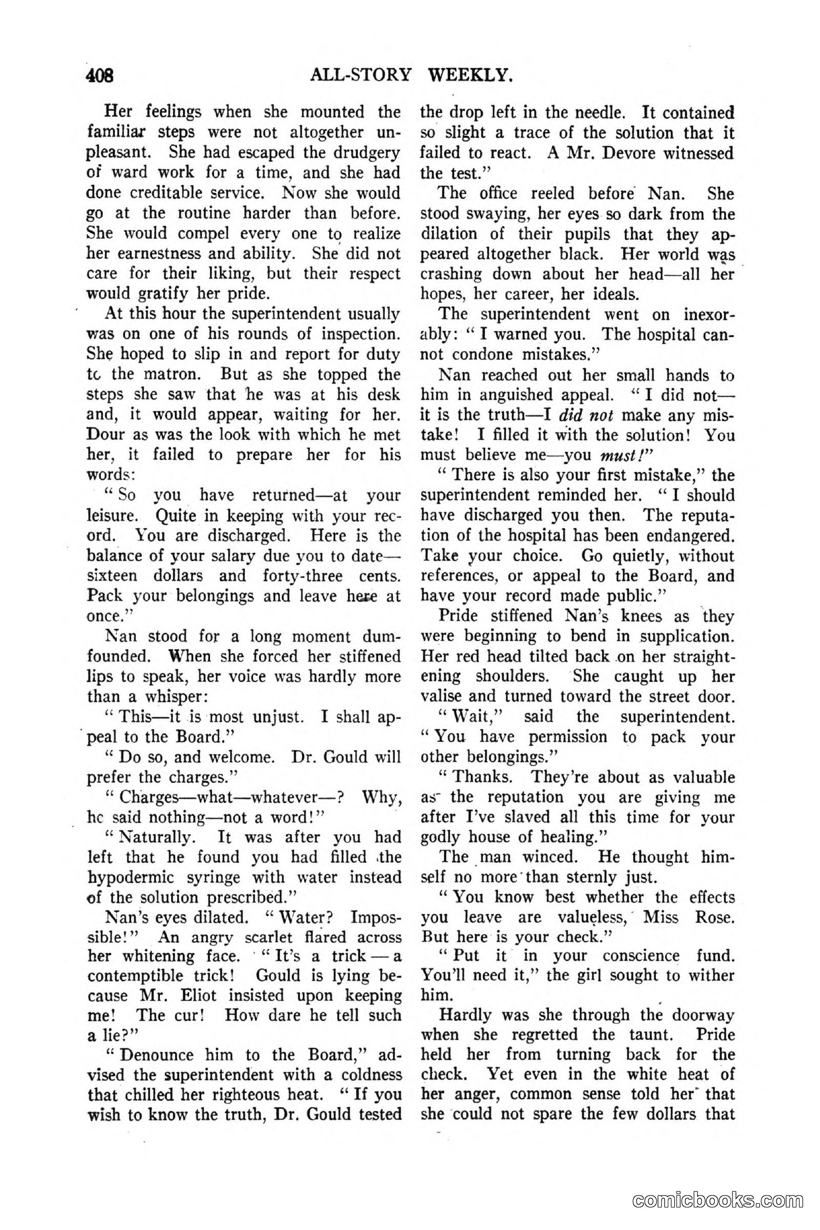 All Story Magazine, March 3, 1917 — page 66 of 192