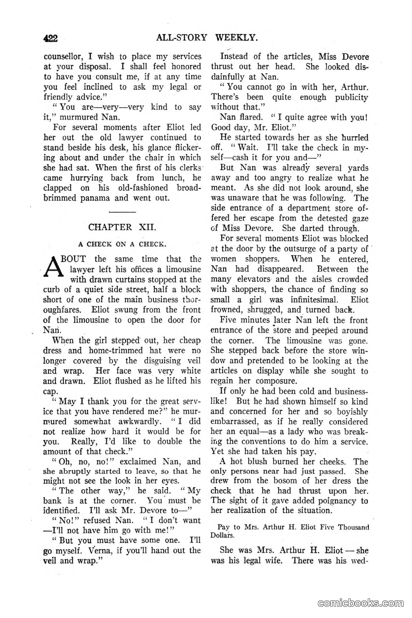 All Story Magazine, March 3, 1917 — page 80 of 192
