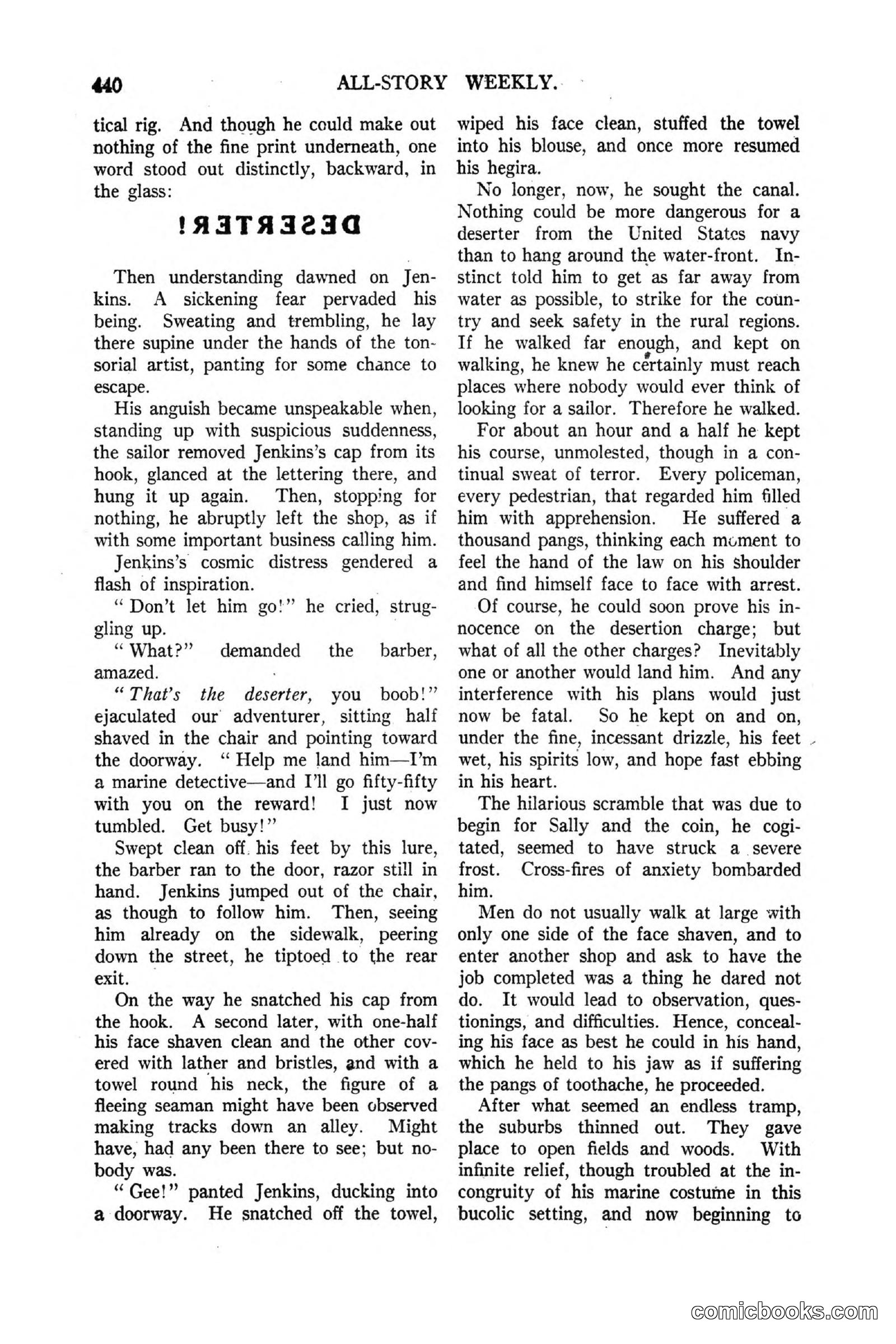 All Story Magazine, March 3, 1917 — page 98 of 192