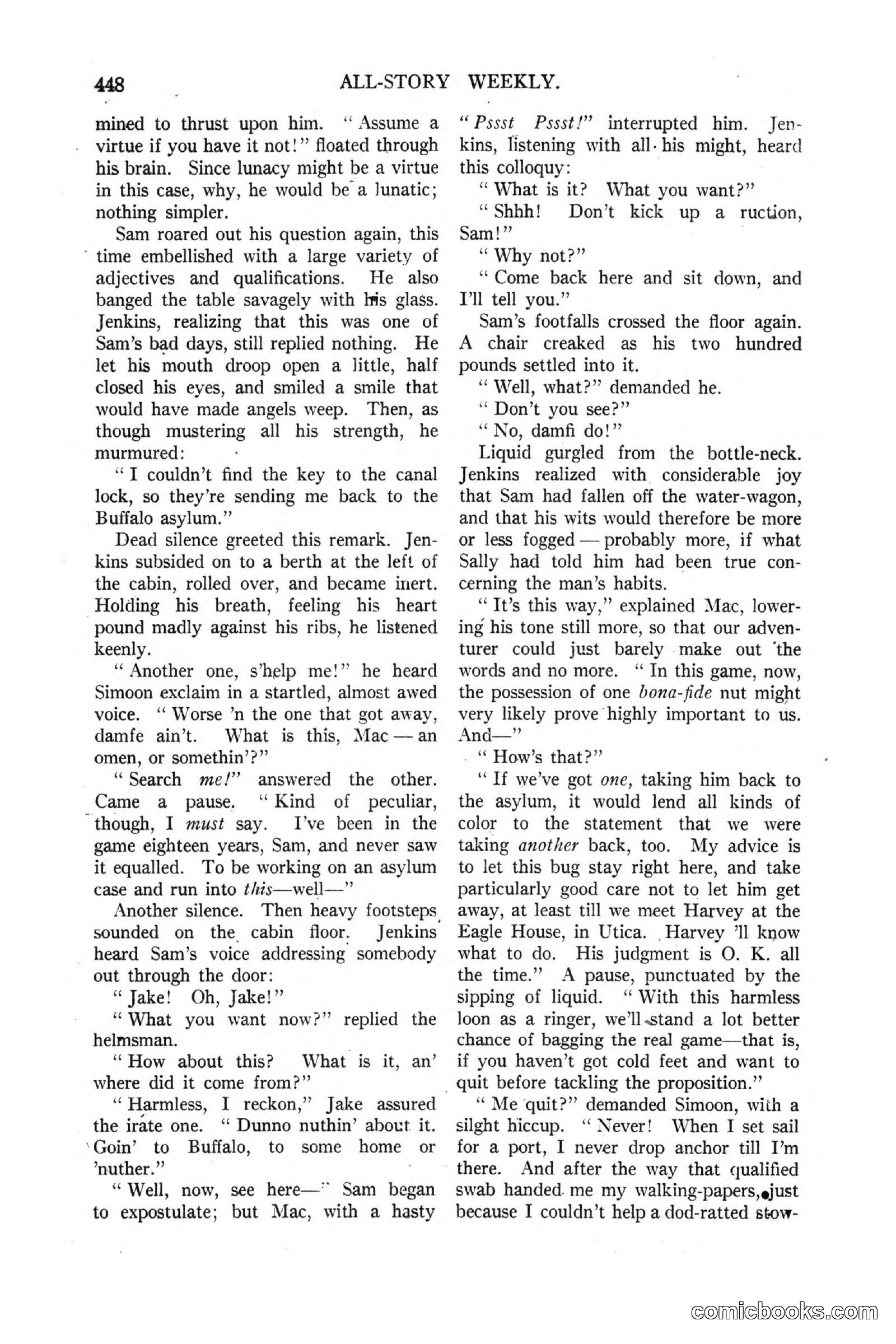 All Story Magazine, March 3, 1917 — page 106 of 192