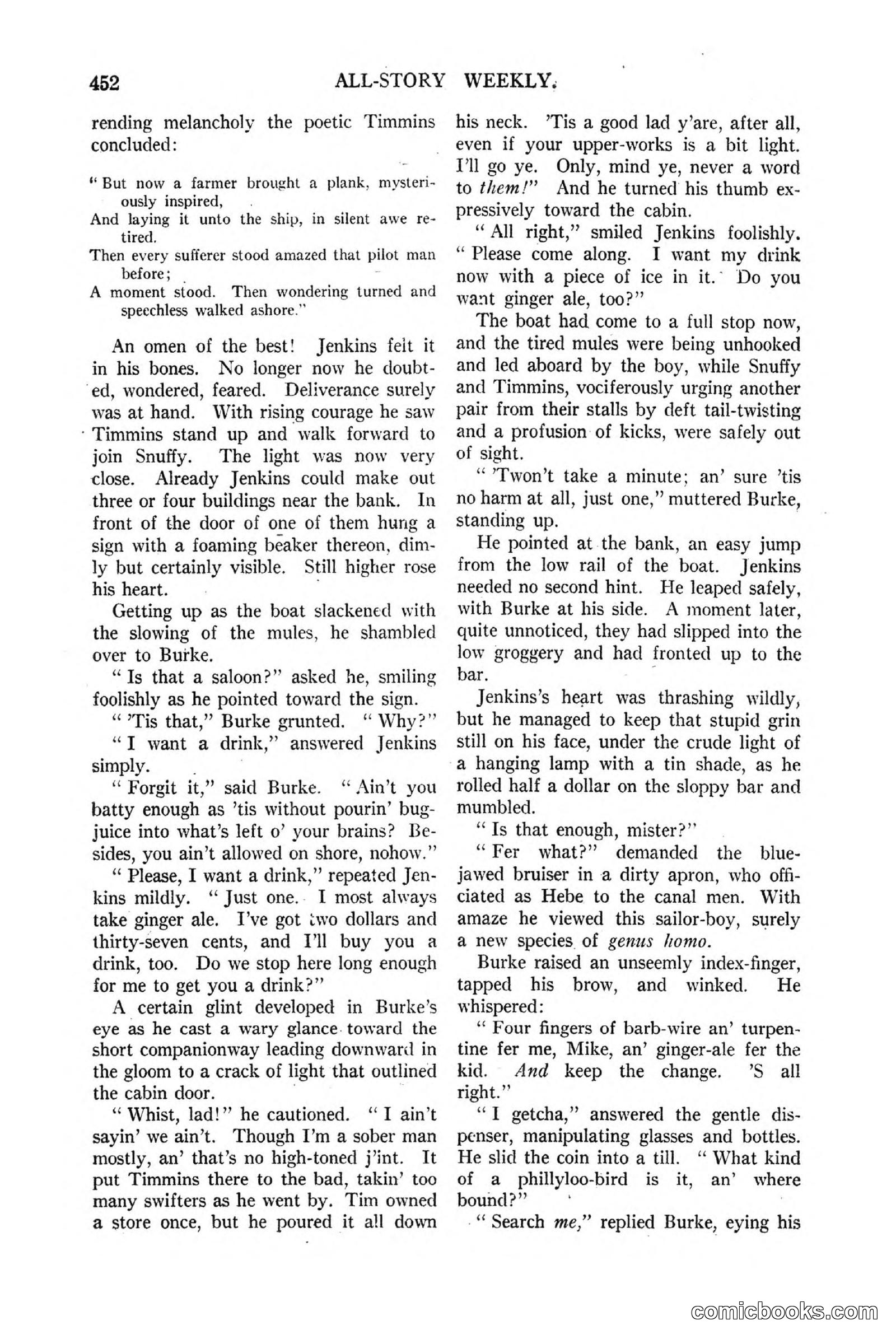 All Story Magazine, March 3, 1917 — page 110 of 192