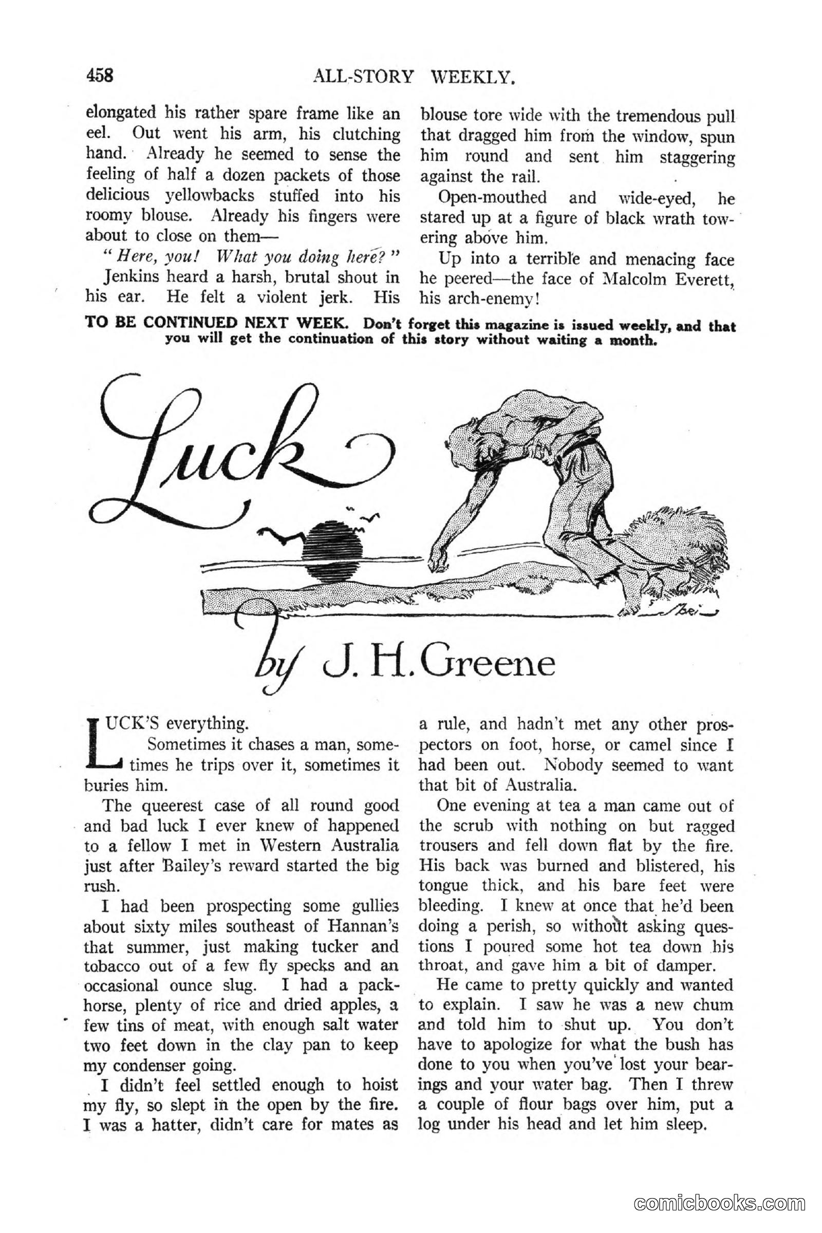 All Story Magazine, March 3, 1917 — page 116 of 192