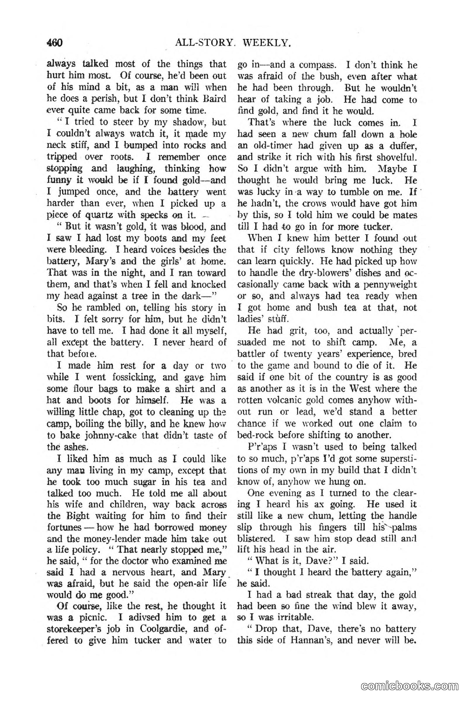 All Story Magazine, March 3, 1917 — page 118 of 192