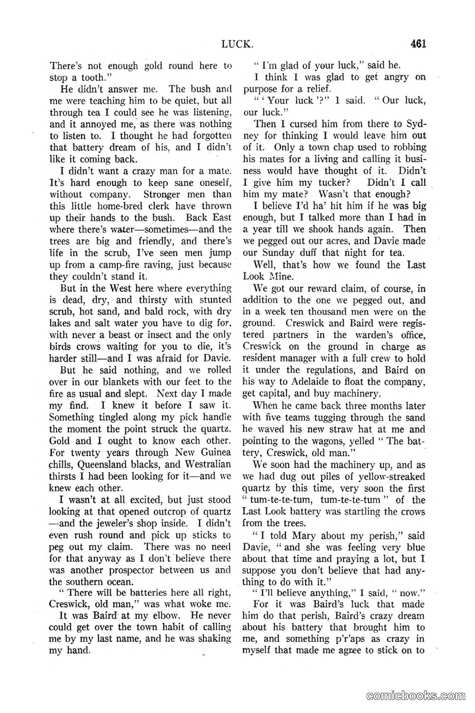 All Story Magazine, March 3, 1917 — page 119 of 192